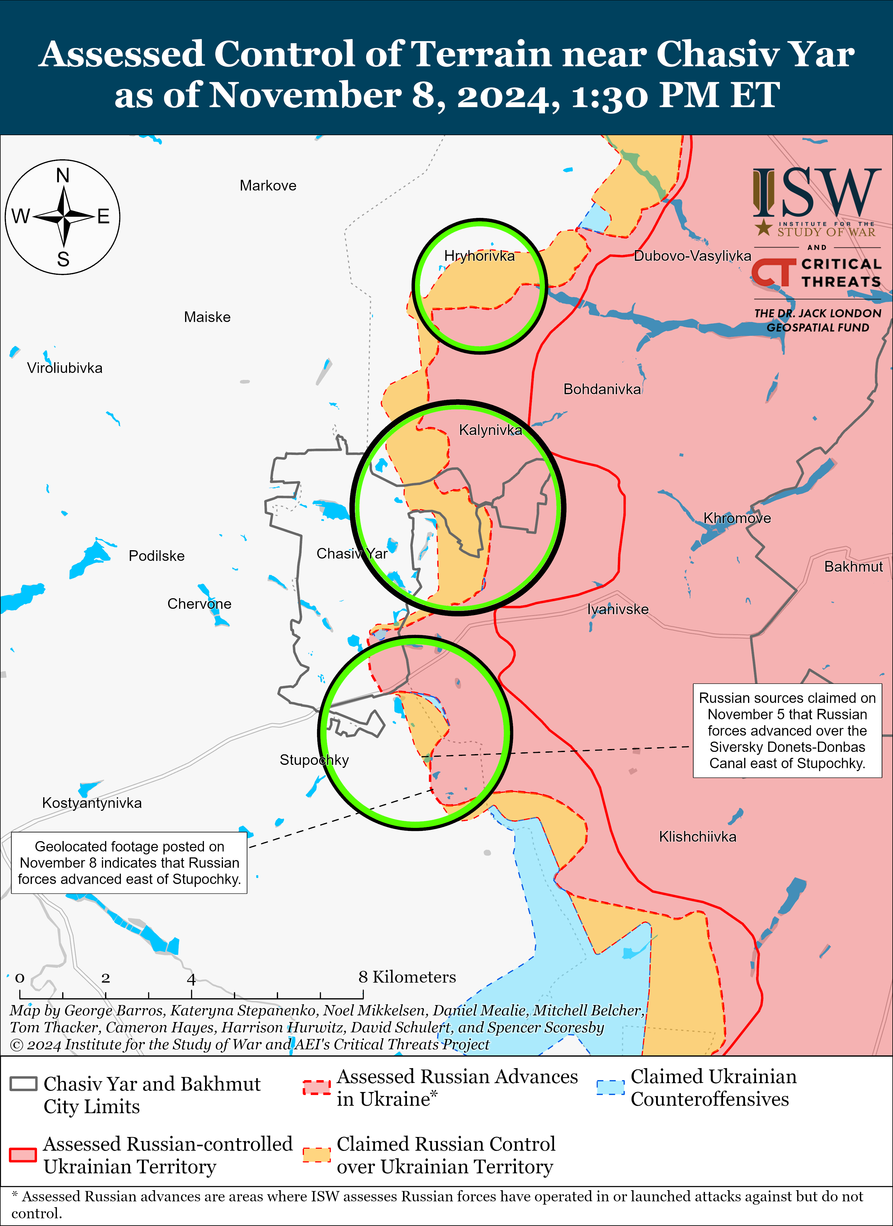 ЗСУ просунулися у Курській області, а ворог тисне на Донбасі: карти ISW