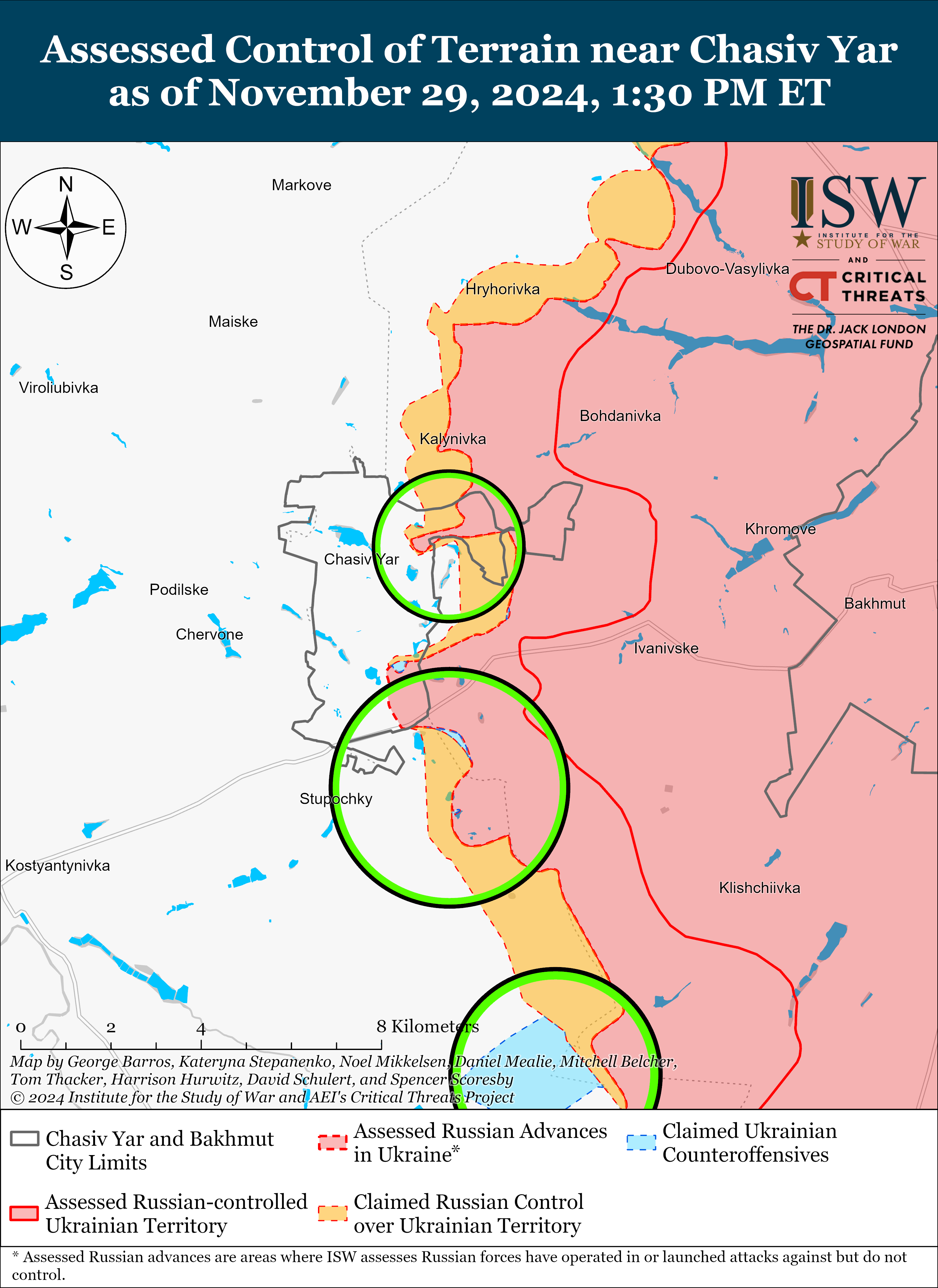 ВСУ продвинулись возле Угледара, враг давит в четырех районах: карты ISW