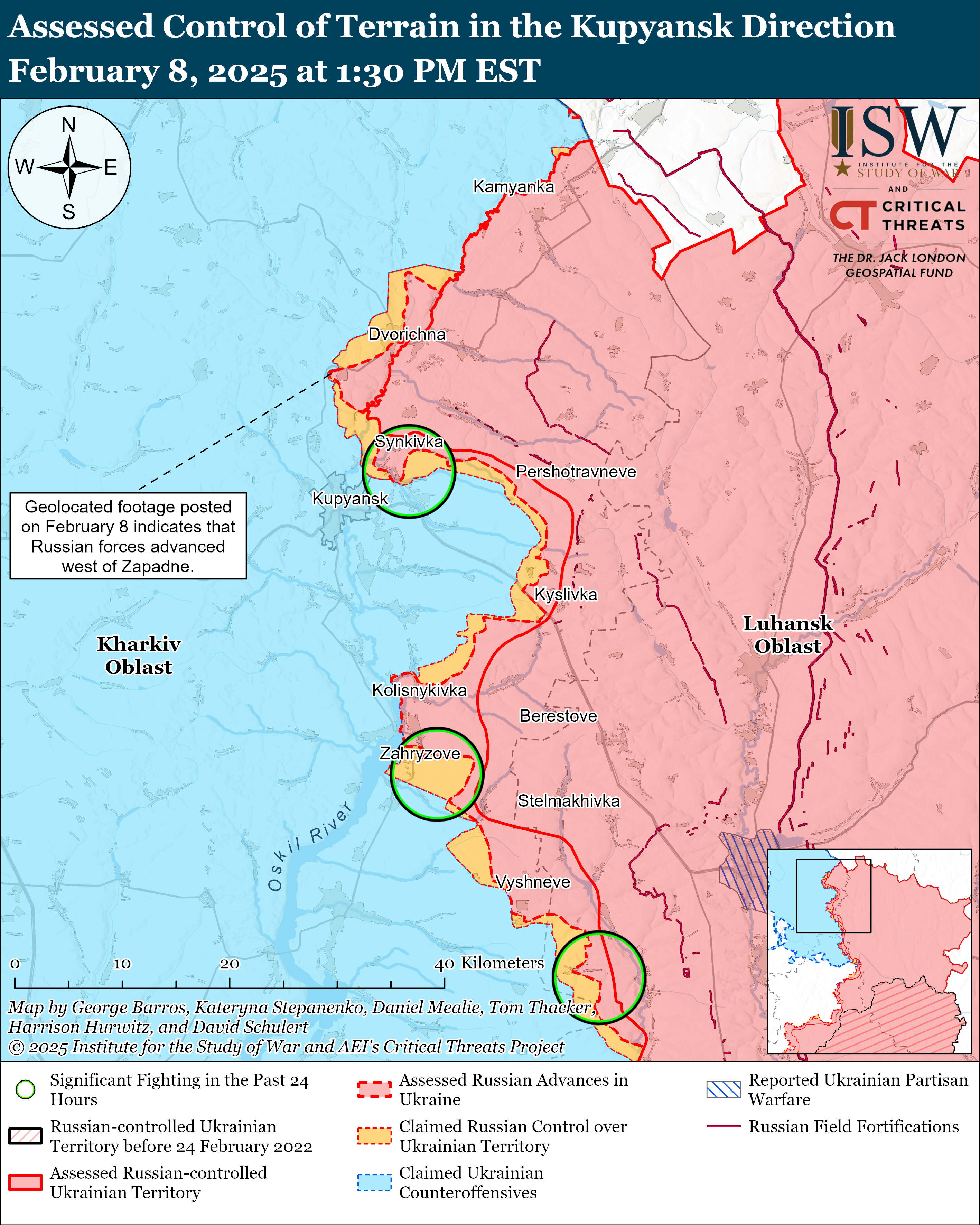 ВСУ продвинулись под Часовым Яром, враг давит возле Купянска, Лимана и Торецка: карты ISW