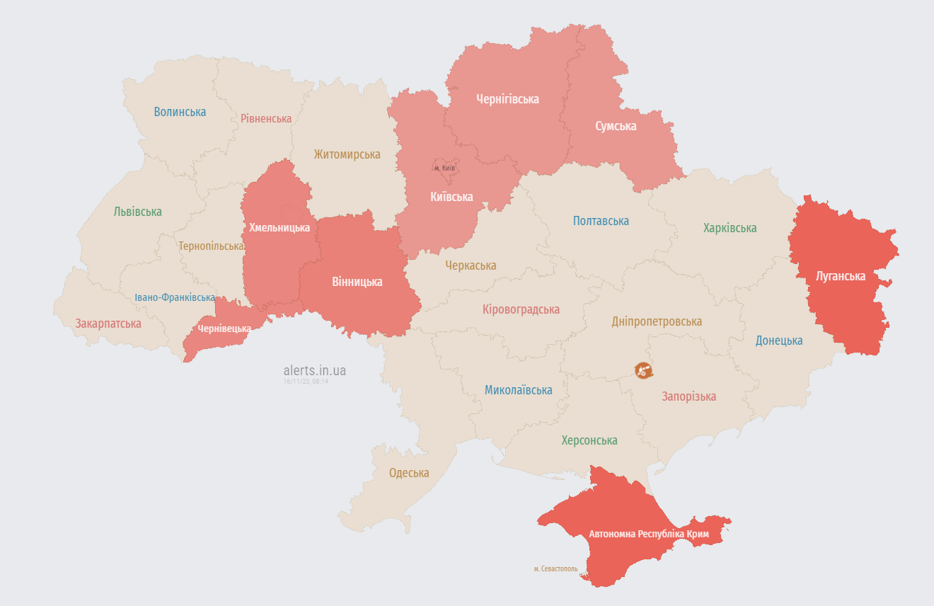 У Хмельницькій області вибухи, працює ППО