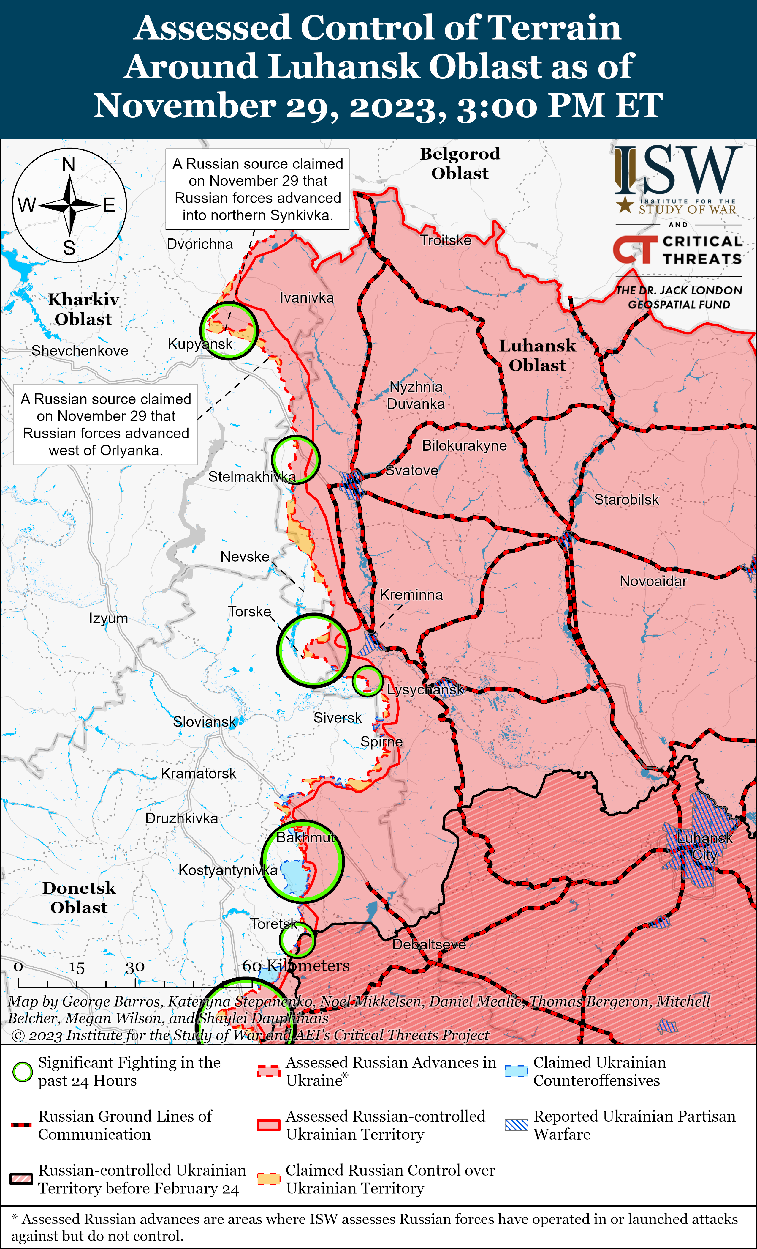 Украинские войска наступают в направлении Мелитополя: карты ISW