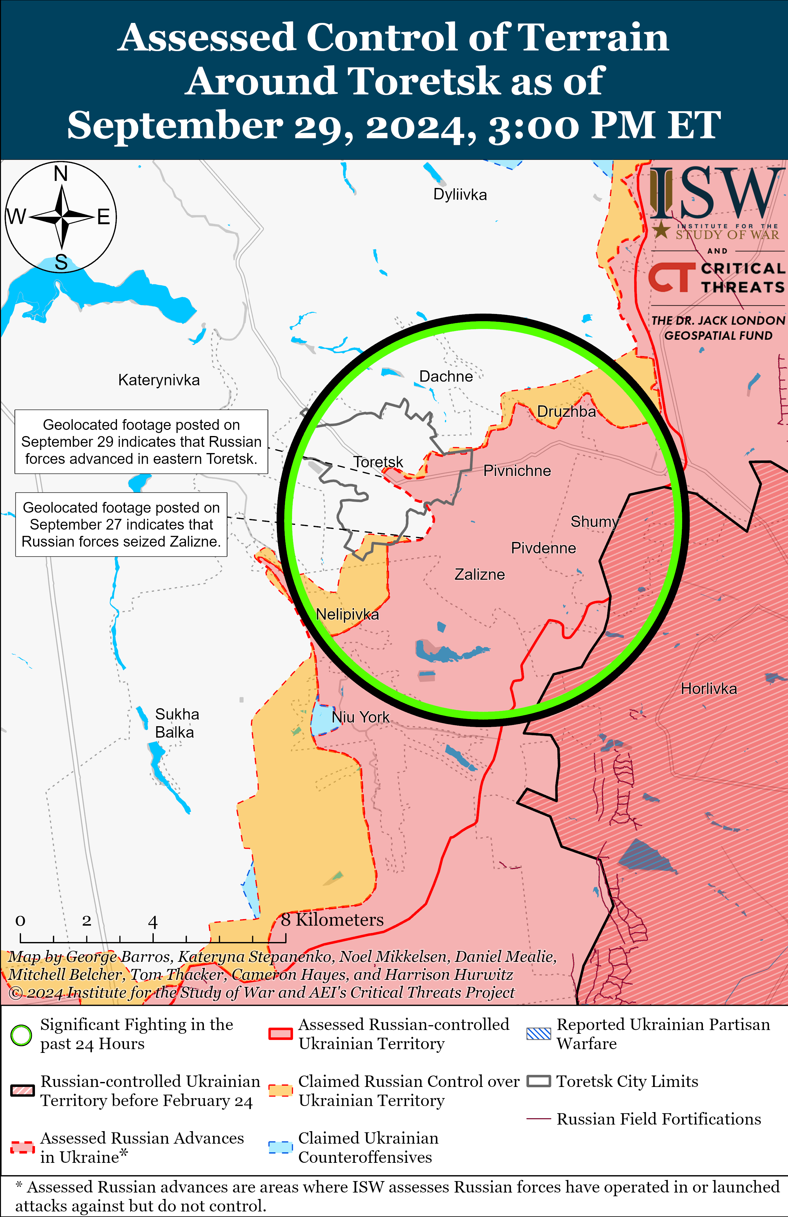 ВСУ имели успех в Глушковском районе, враг давит под Торецком и Покровском: карты ISW