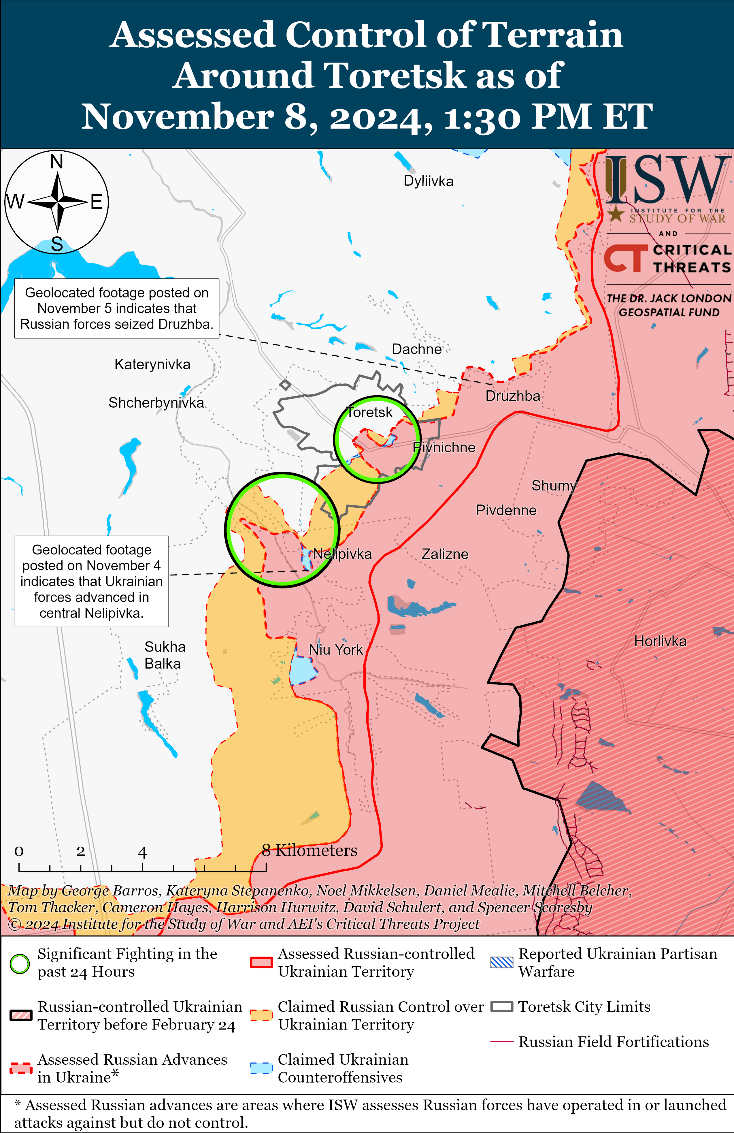 ЗСУ просунулися у Курській області, а ворог тисне на Донбасі: карти ISW