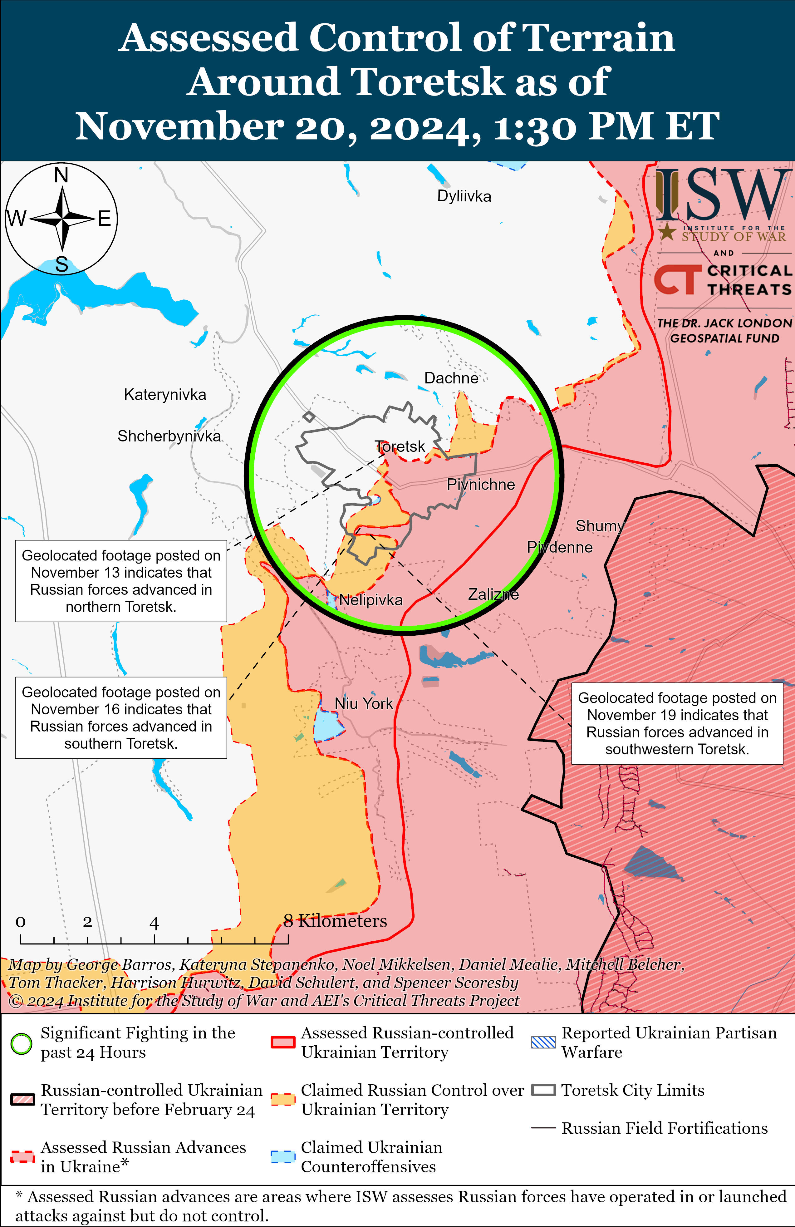 ЗСУ відновили позиції біля Покровська, ворог просунувся на 6 напрямках: карти ISW