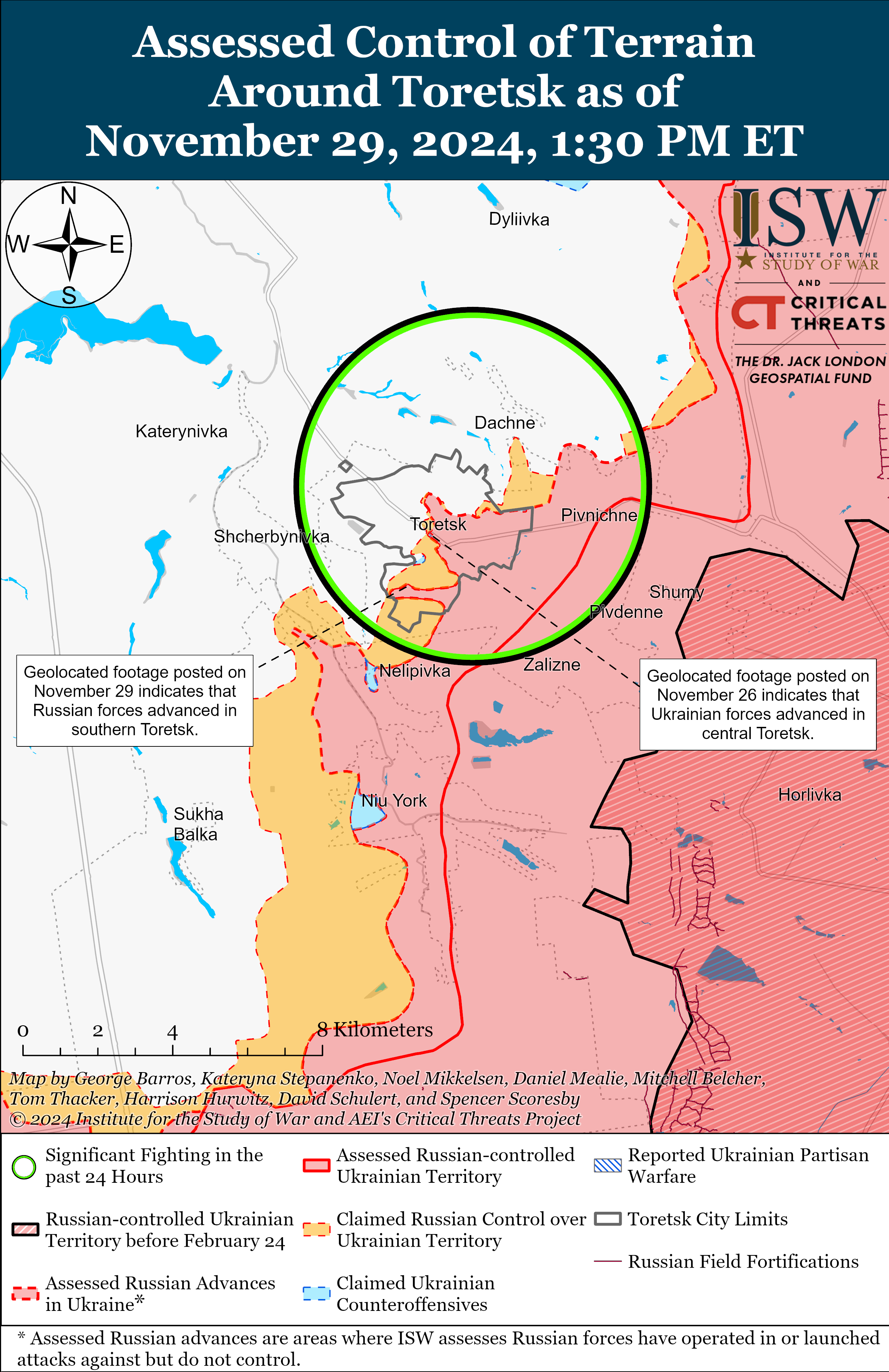 ВСУ продвинулись возле Угледара, враг давит в четырех районах: карты ISW