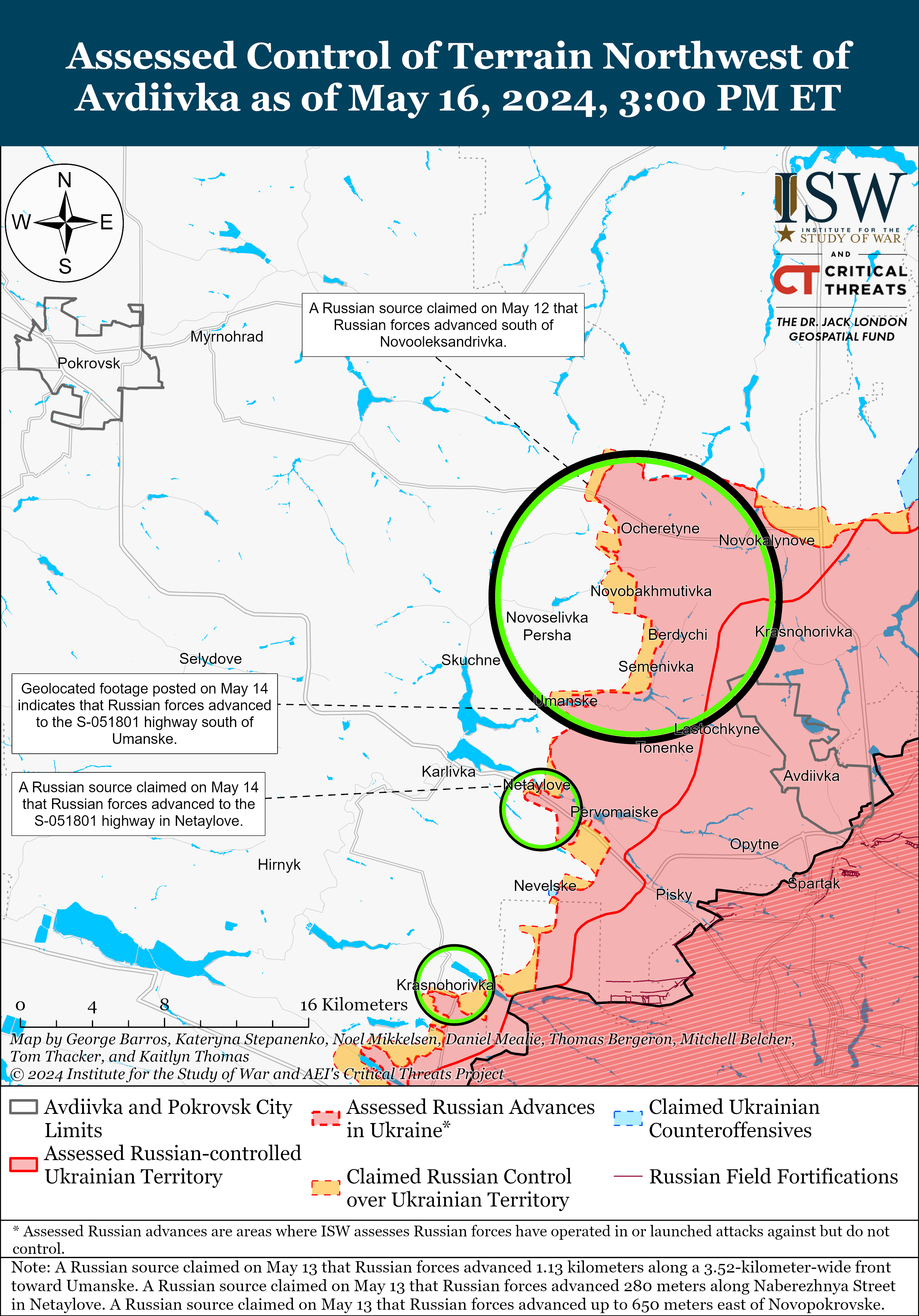 ЗСУ витіснули ворога з позиції під Куп'янськом, РФ тисне в Харківській області: карти ISW