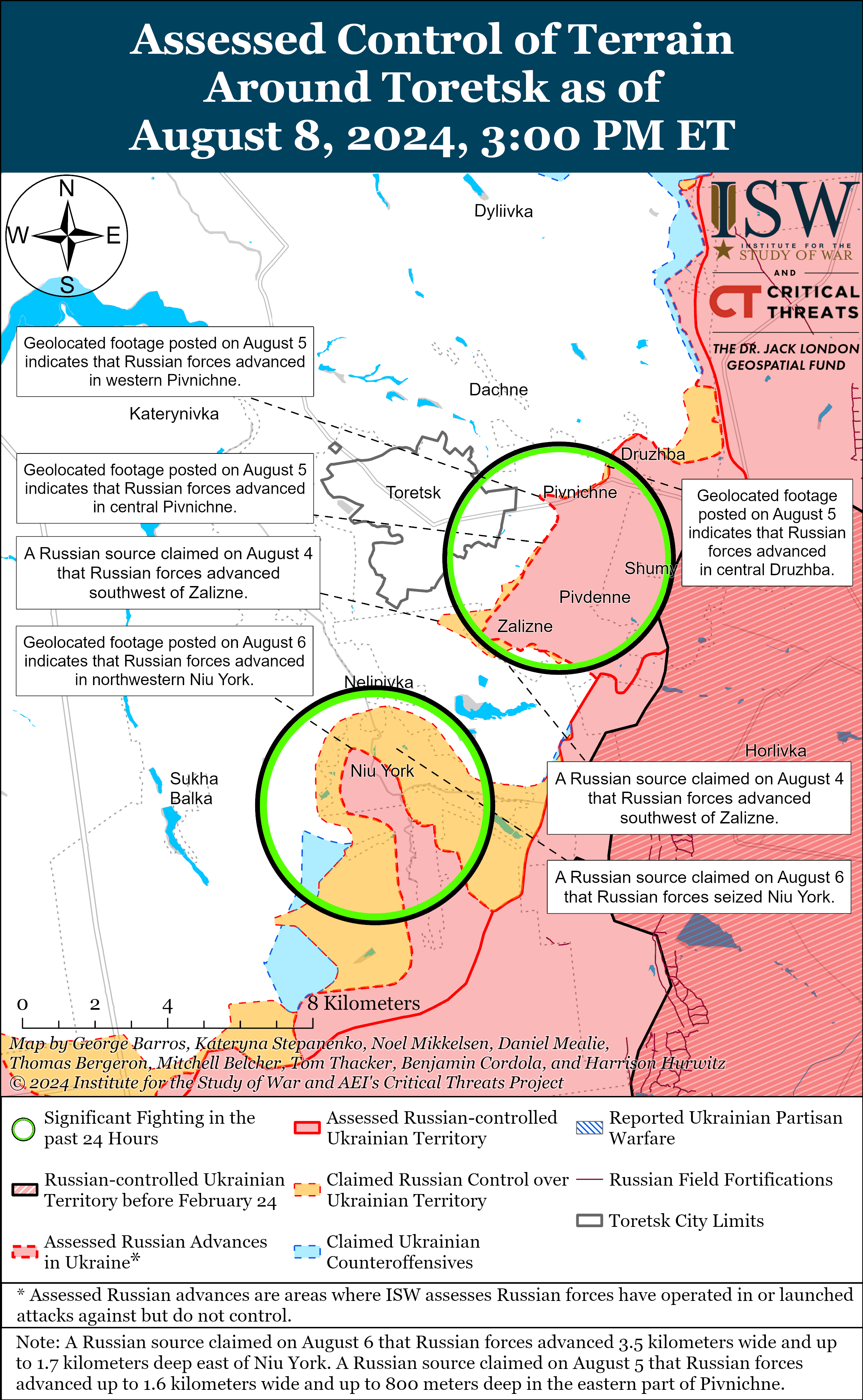 Окупанти просунулися в районі адмінкордону Запорізької та Донецької областей: карти ISW