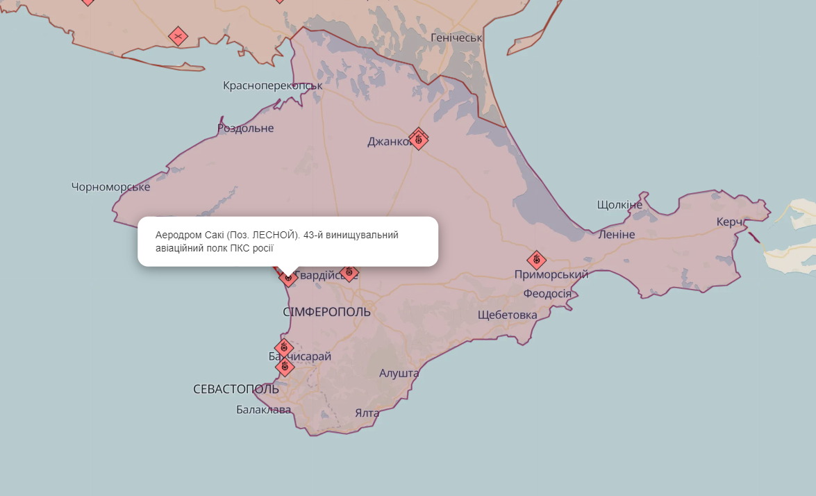 Під ударом аеродром Саки. Повітряні сили знищили ще один пункт управління у Криму