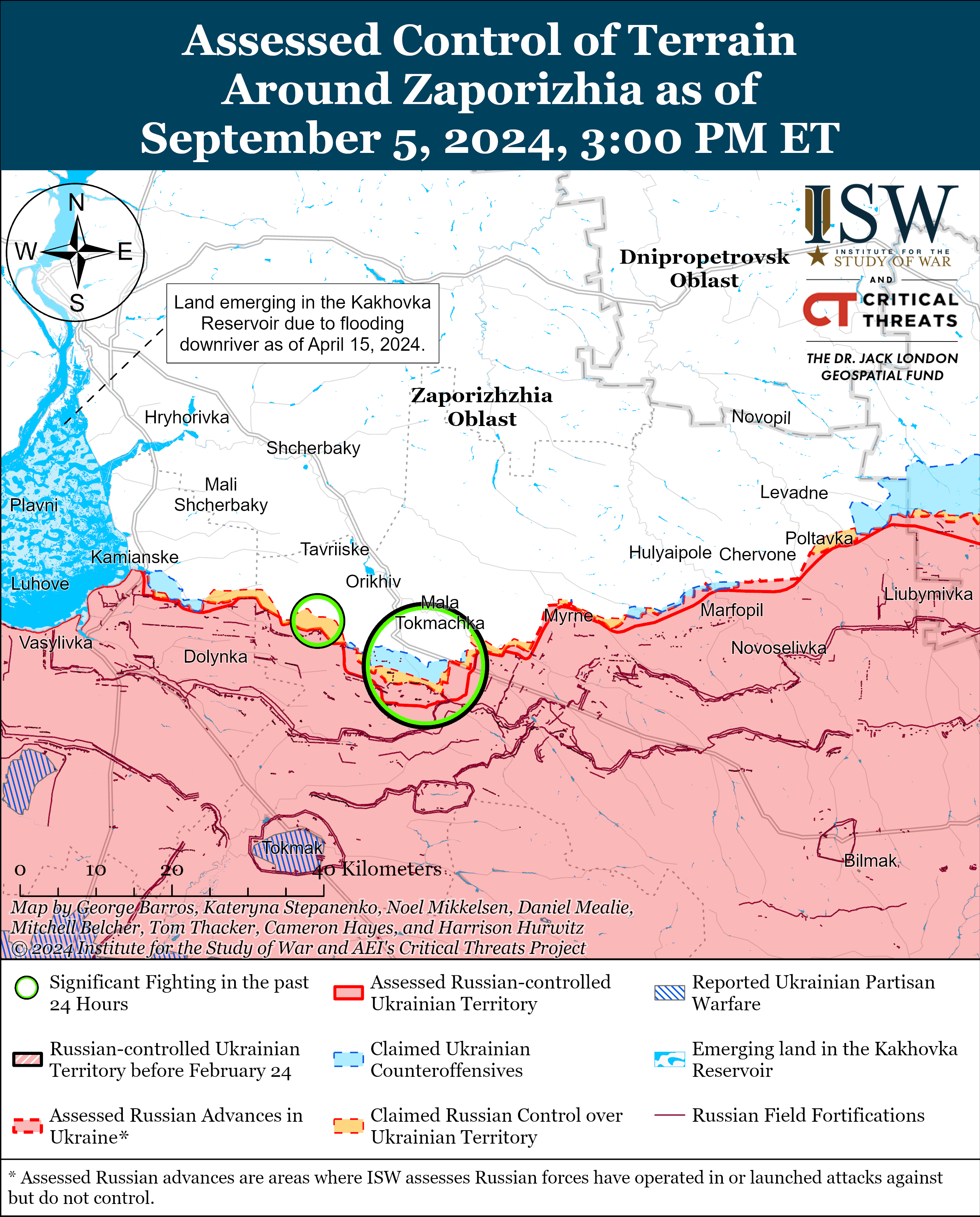 ЗСУ відновили позиції під Липцями, ворог просунувся у Херсонській області: карти ISW