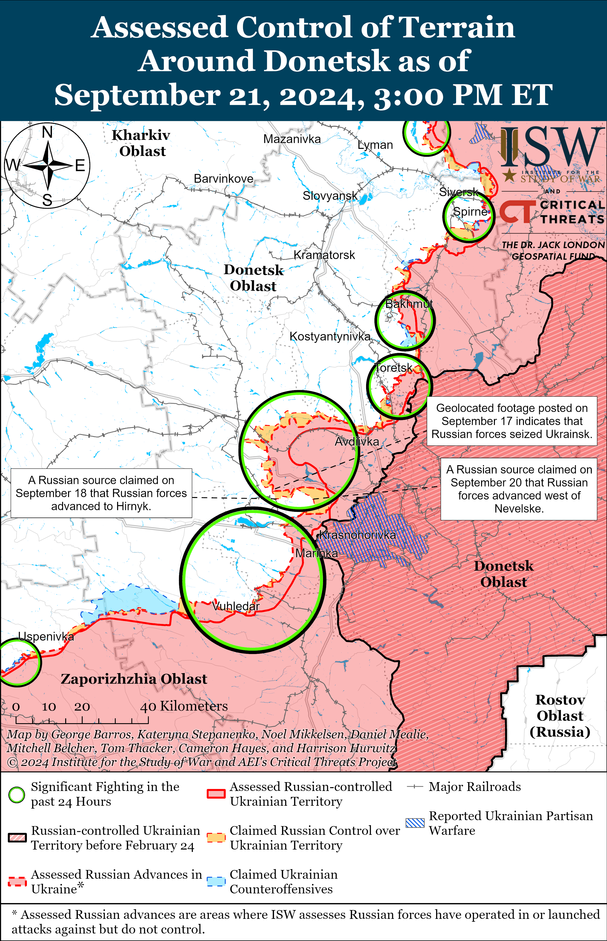 ЗСУ відбивають механізовані штурми, а ворог тисне у чотирьох областях: карти ISW