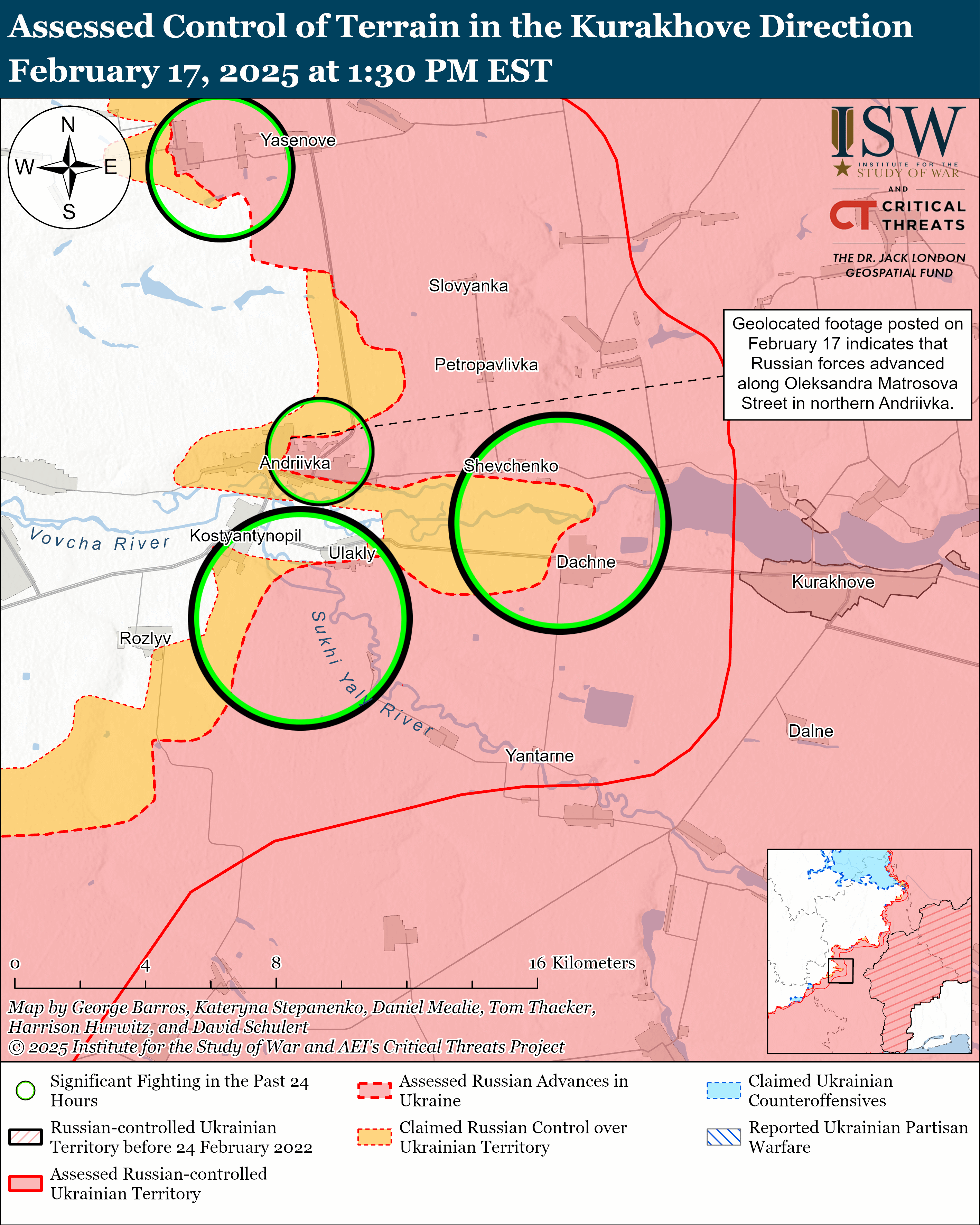 Ворог просунувся під Торецьком і Покровськом, Кураховим і Великою Новосілкою: карти ISW