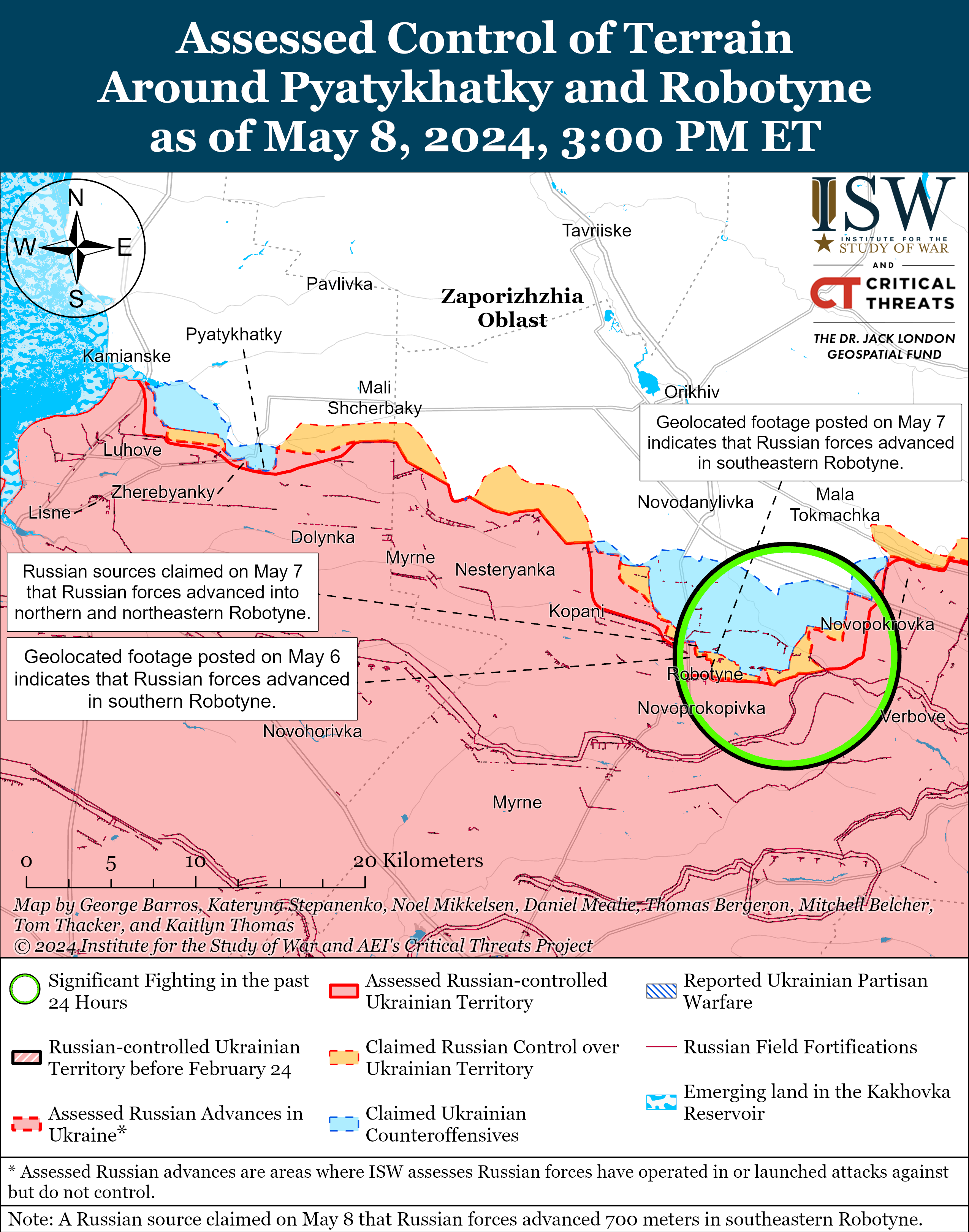 Окупанти просуваються на кількох напрямках: карти ISW