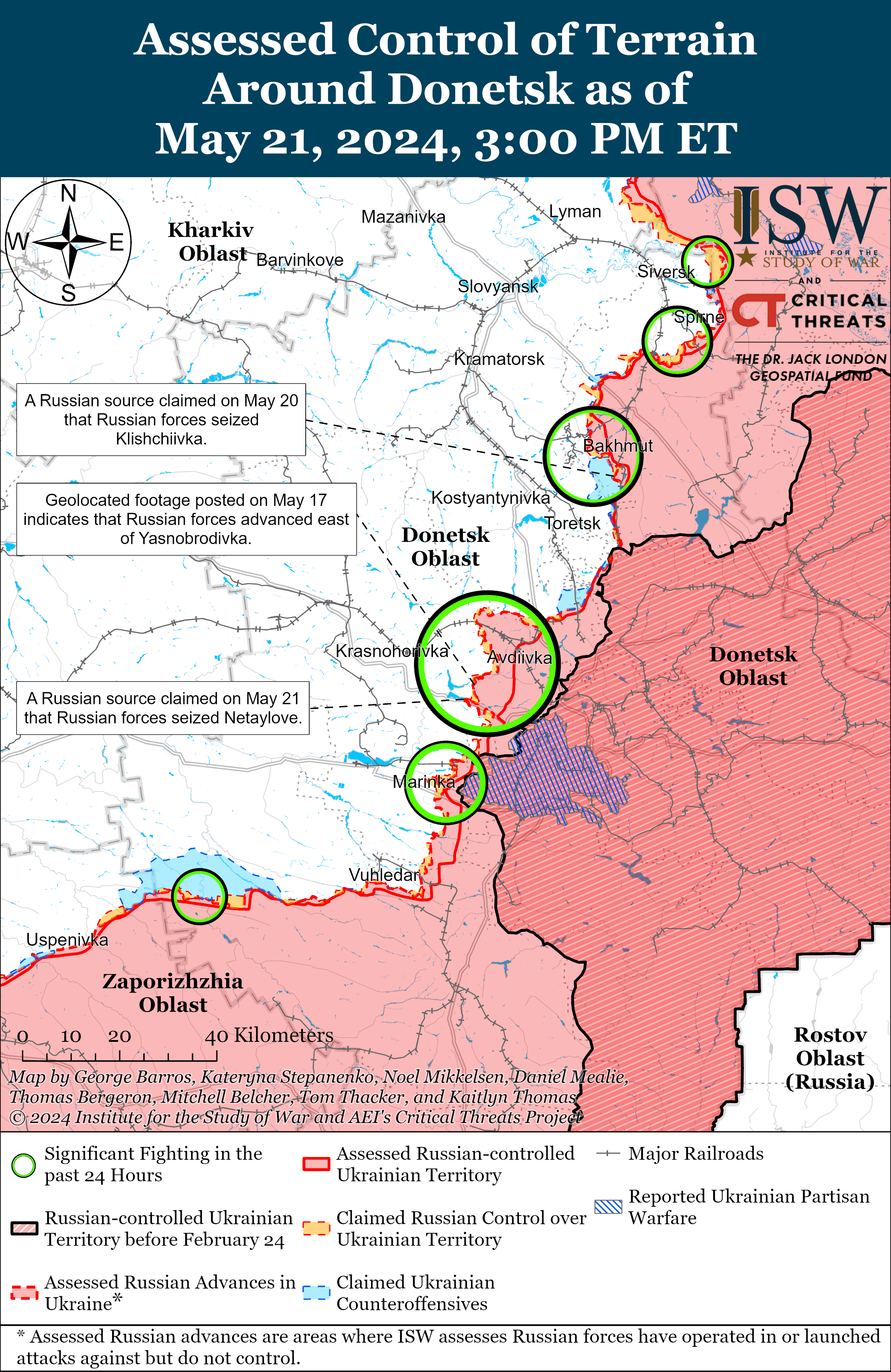 В Харківській області РФ могла задіяти &quot;африканський контингент&quot; у штурмах: карти ISW