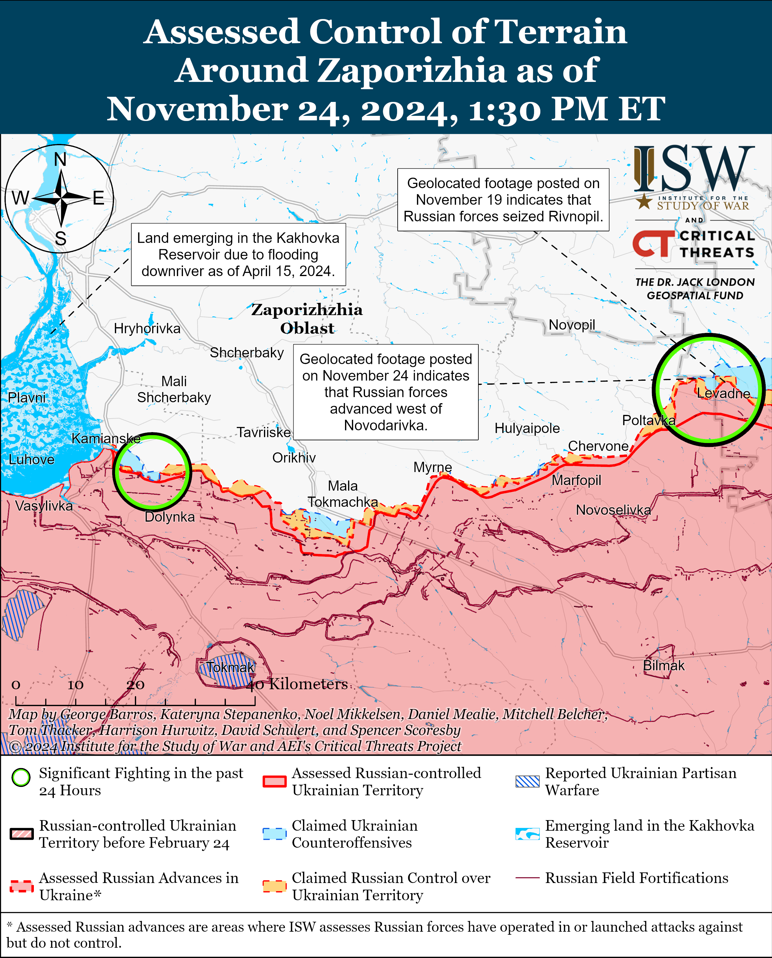 ВСУ продвинулись в Курской области, враг давит на ряде направлений: карты ISW