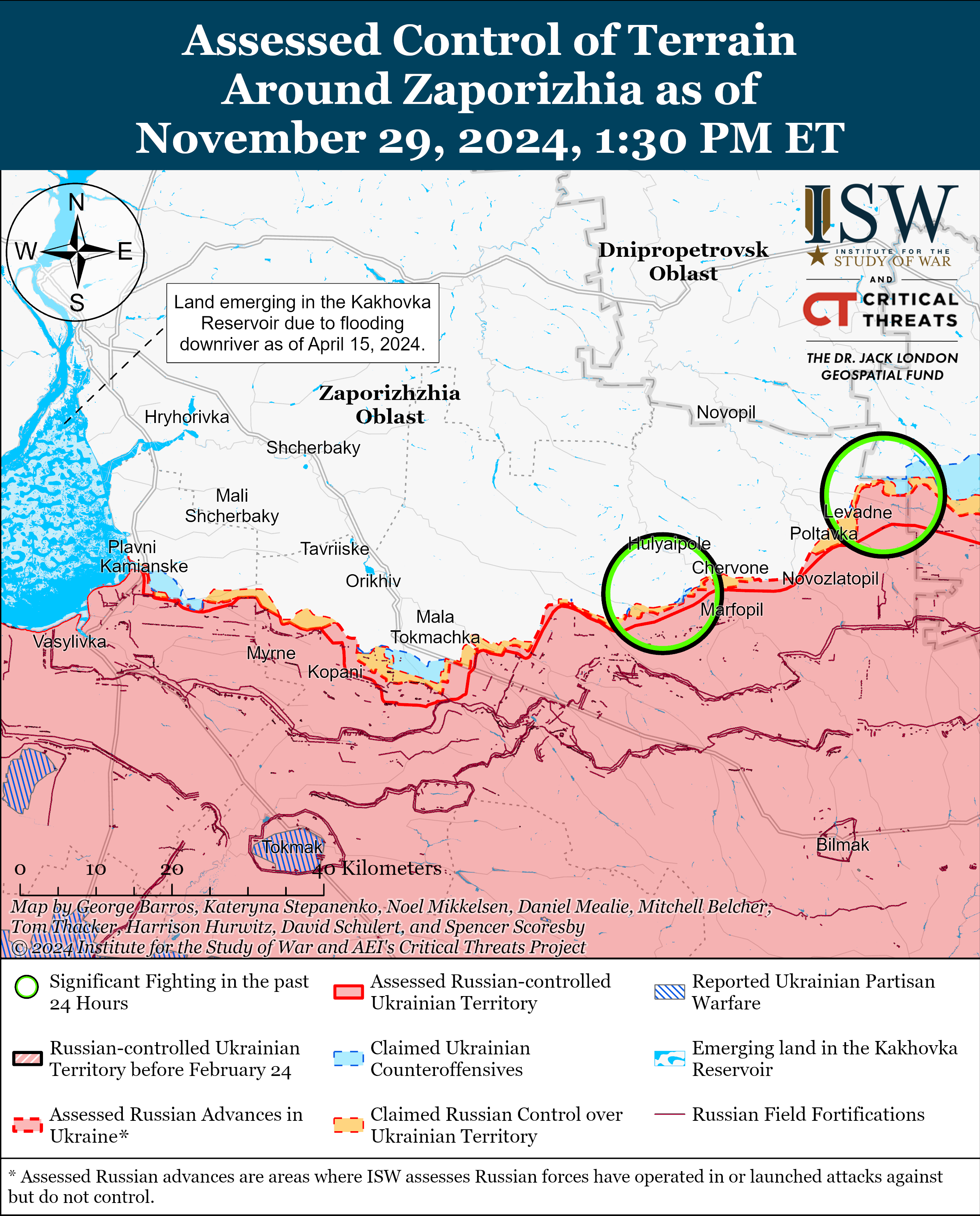 ВСУ продвинулись возле Угледара, враг давит в четырех районах: карты ISW