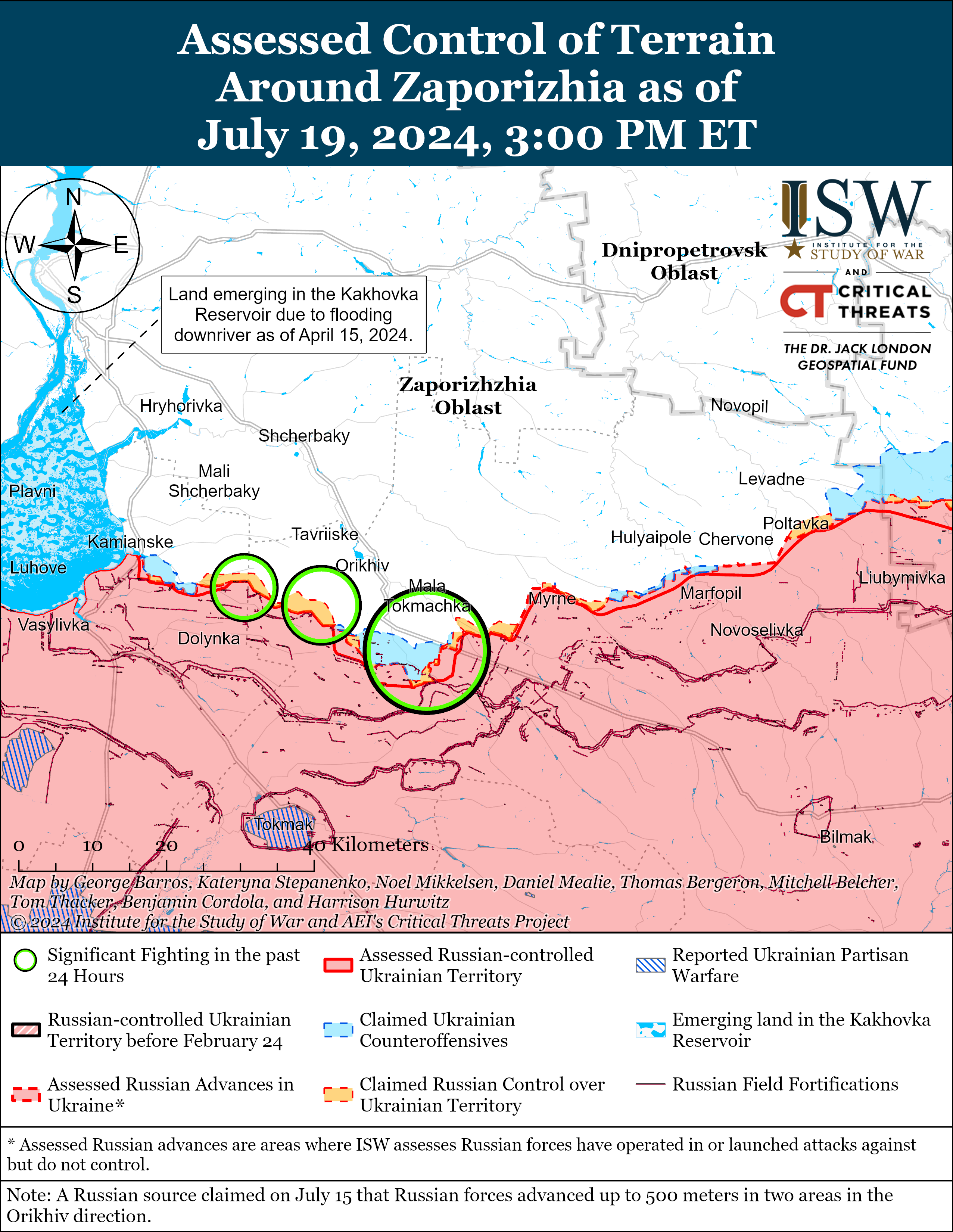 Оккупанты продвинулись возле Северска, Торецка и Авдеевки: карты ISW