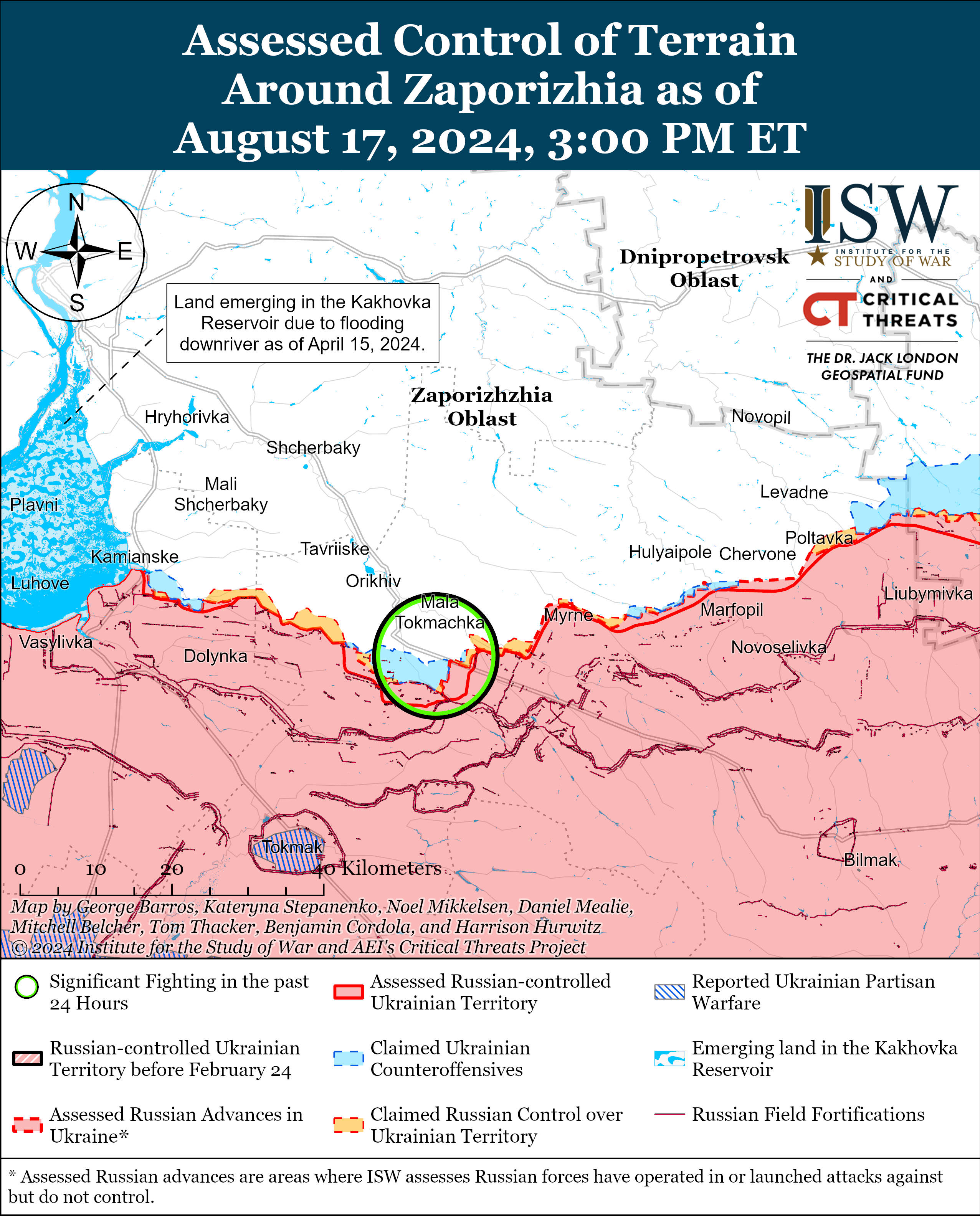 ЗСУ просунулися у Часовому Ярі й відбили ворожі механізовані штурми: карти ISW