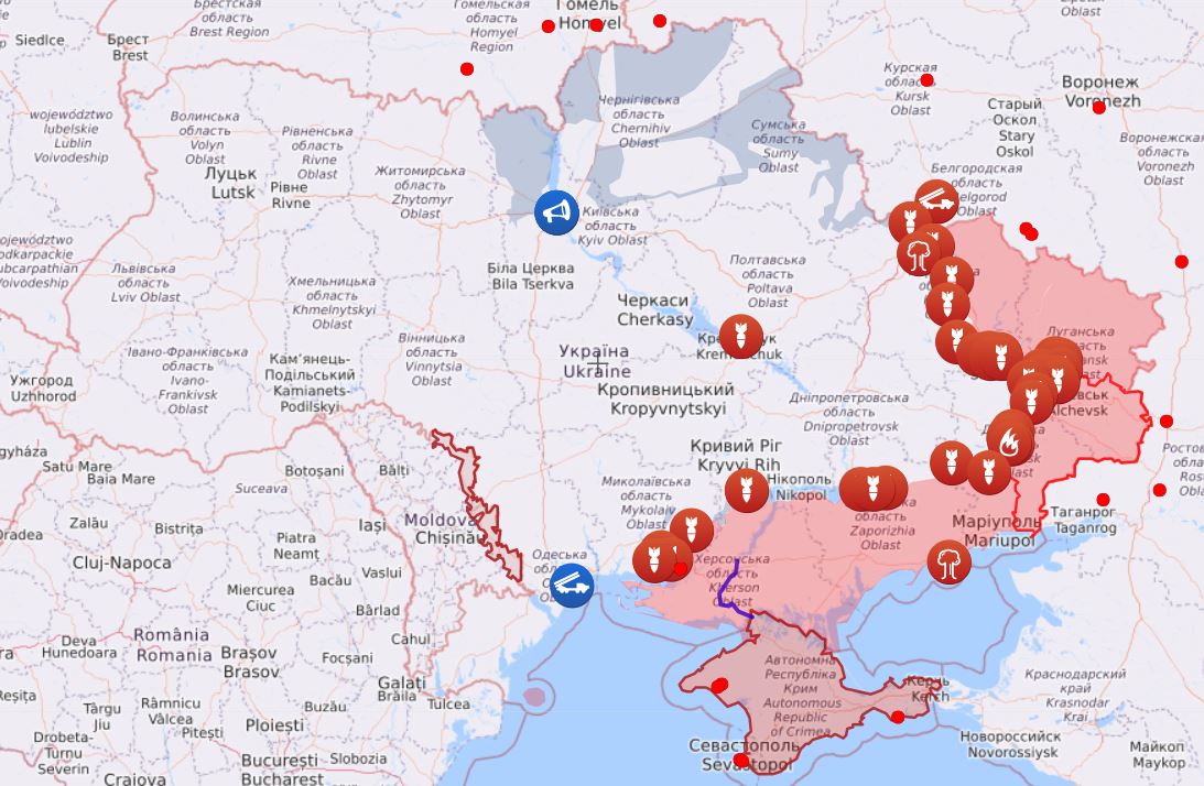 Карта украины орехов