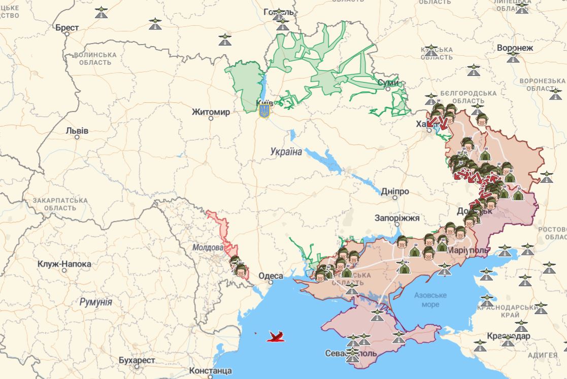 Как выглядит карта боевых действий в Украине на 29 июня: обновленные данные