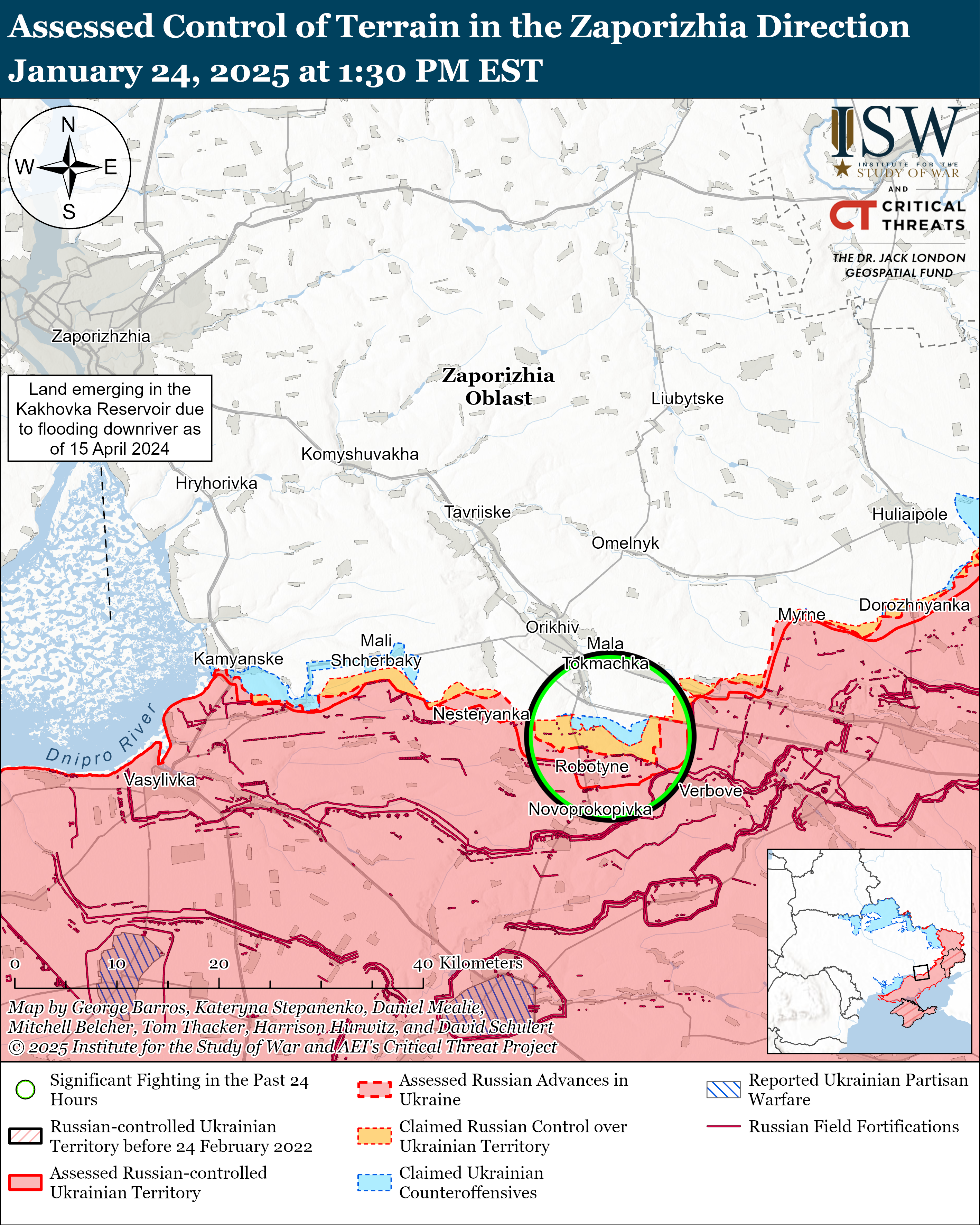 ВСУ имели успех под Торецком, враг продвинулся на 6 направлениях: карты ISW