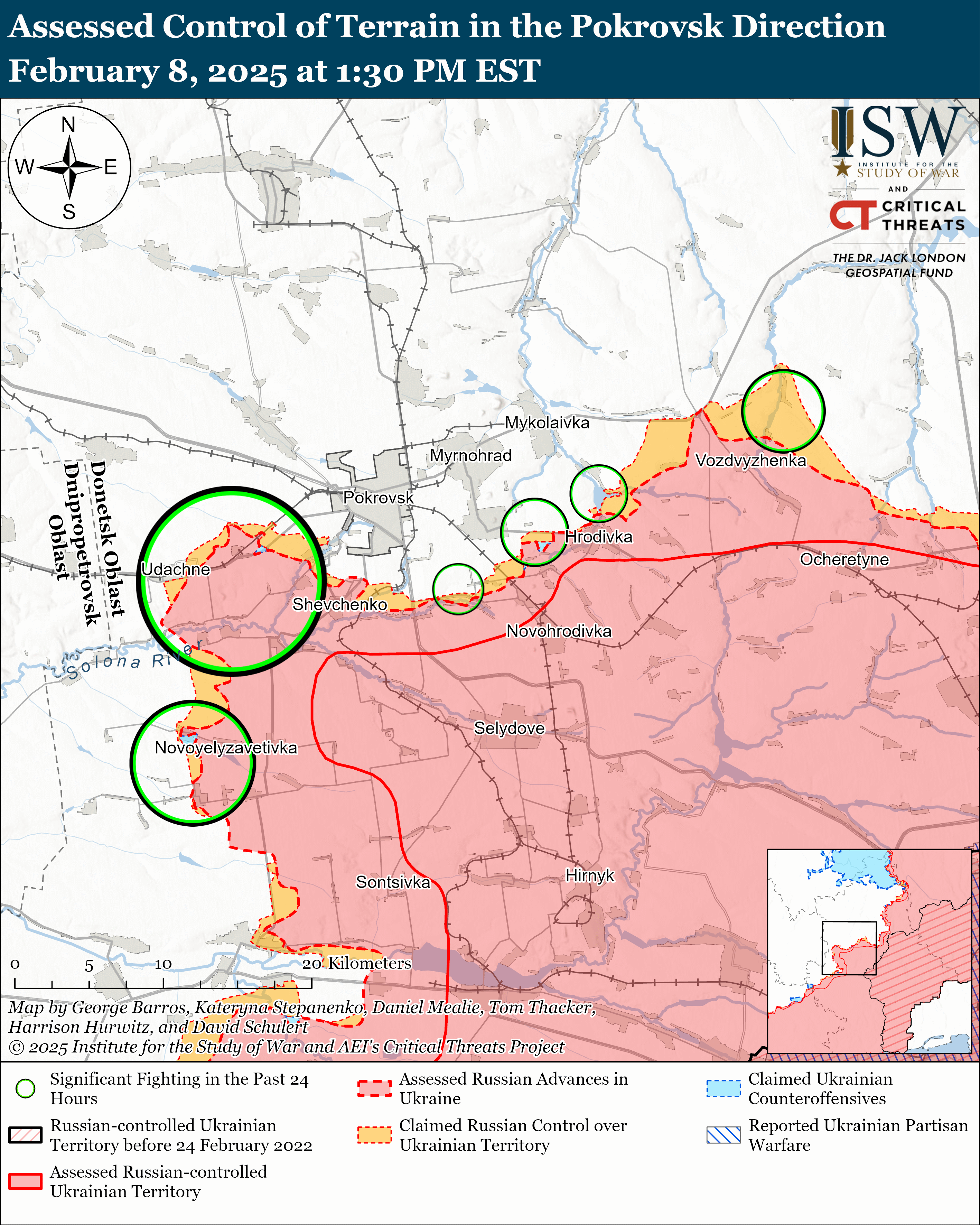 ВСУ продвинулись под Часовым Яром, враг давит возле Купянска, Лимана и Торецка: карты ISW