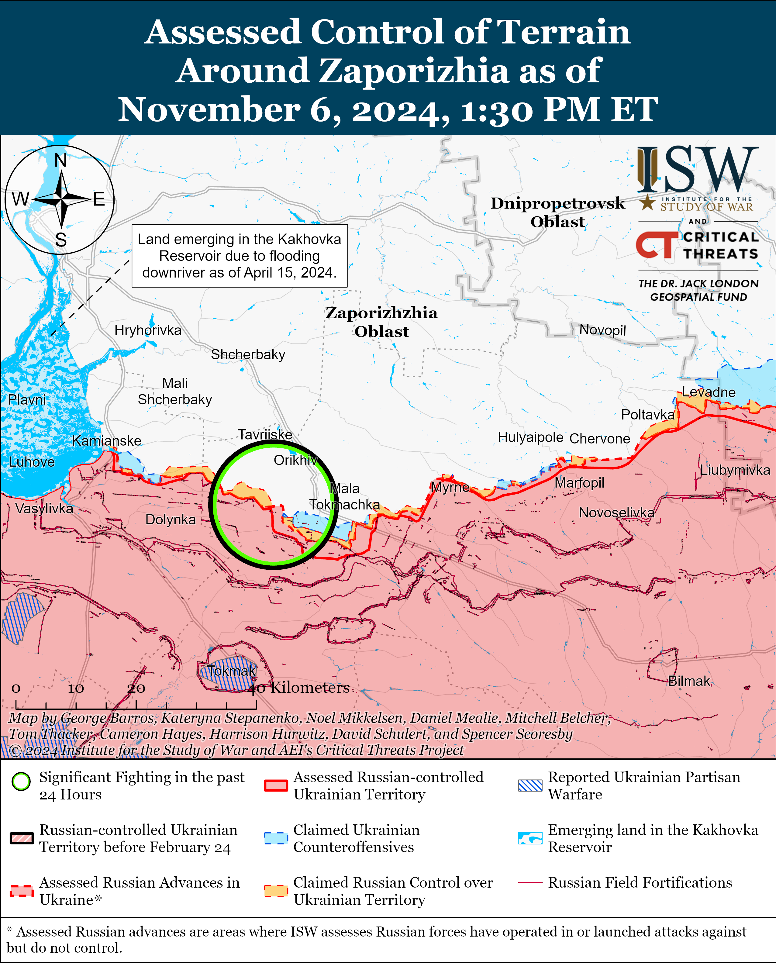 Окупанти просунулися на п'яти напрямках: карти ISW