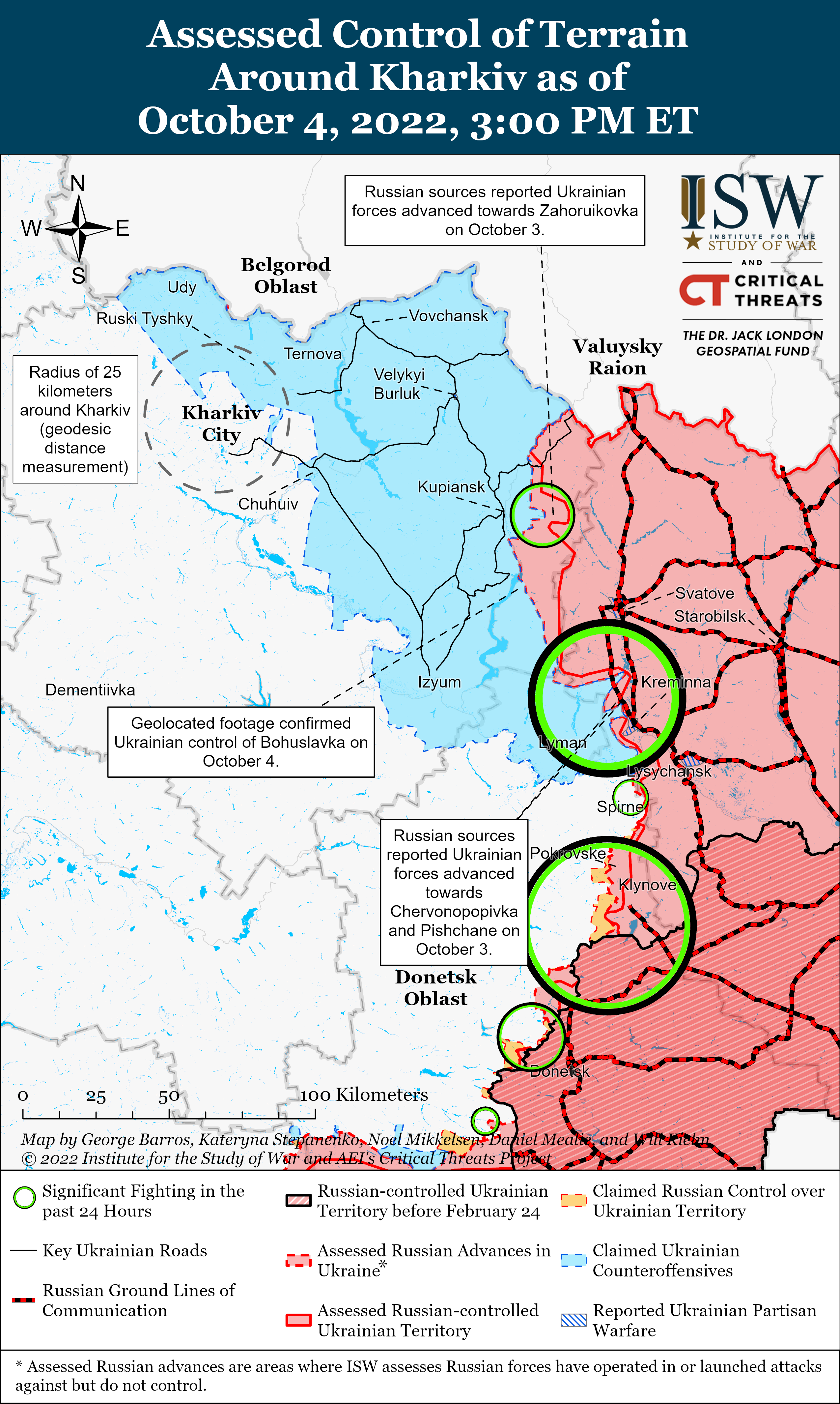 Карта бойових дій україна