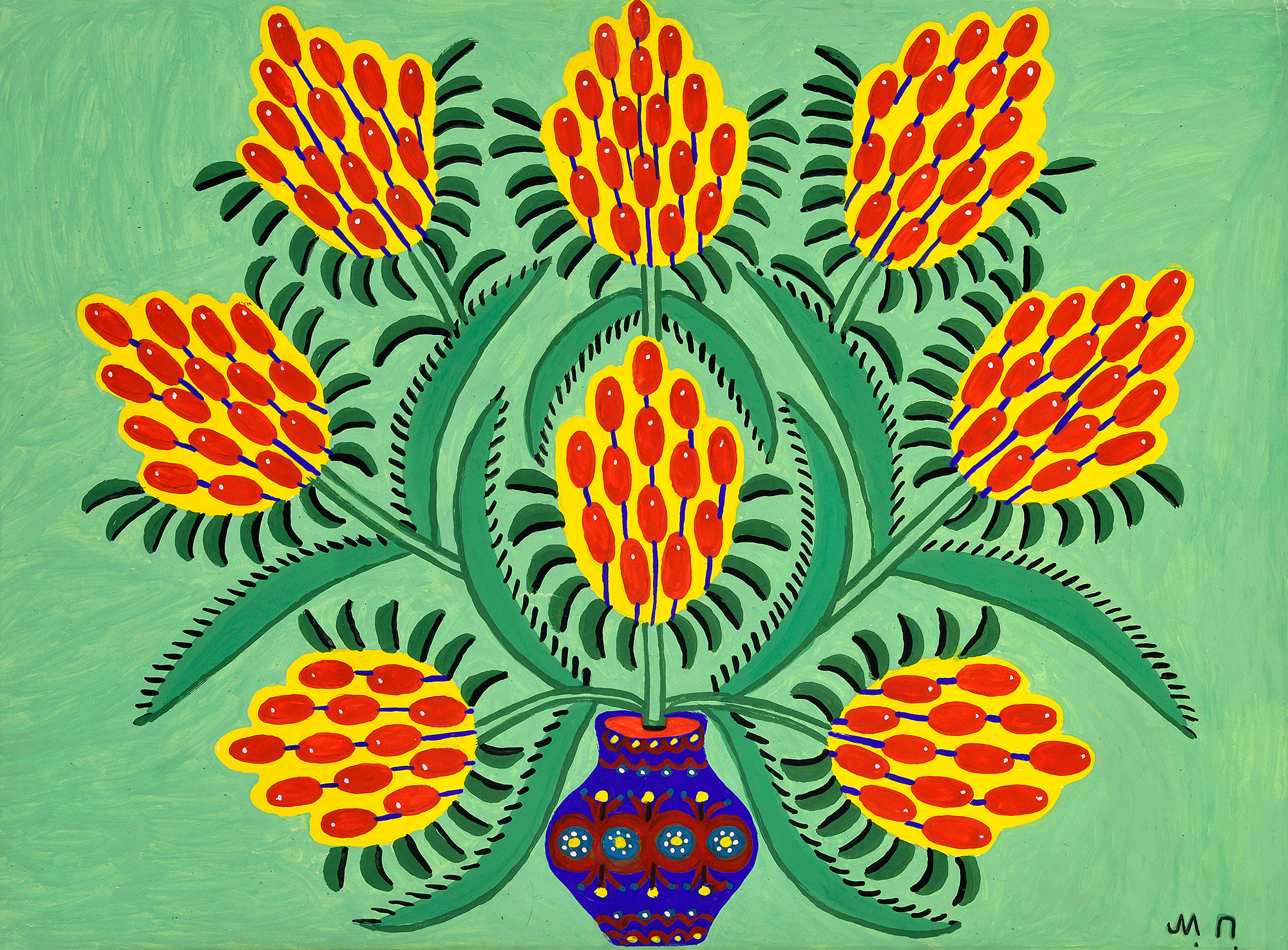 В Киеве начался аукцион с редкими картинами Ивана Марчука, Николая Глущенко, Марии Примаченко и других художников Украины