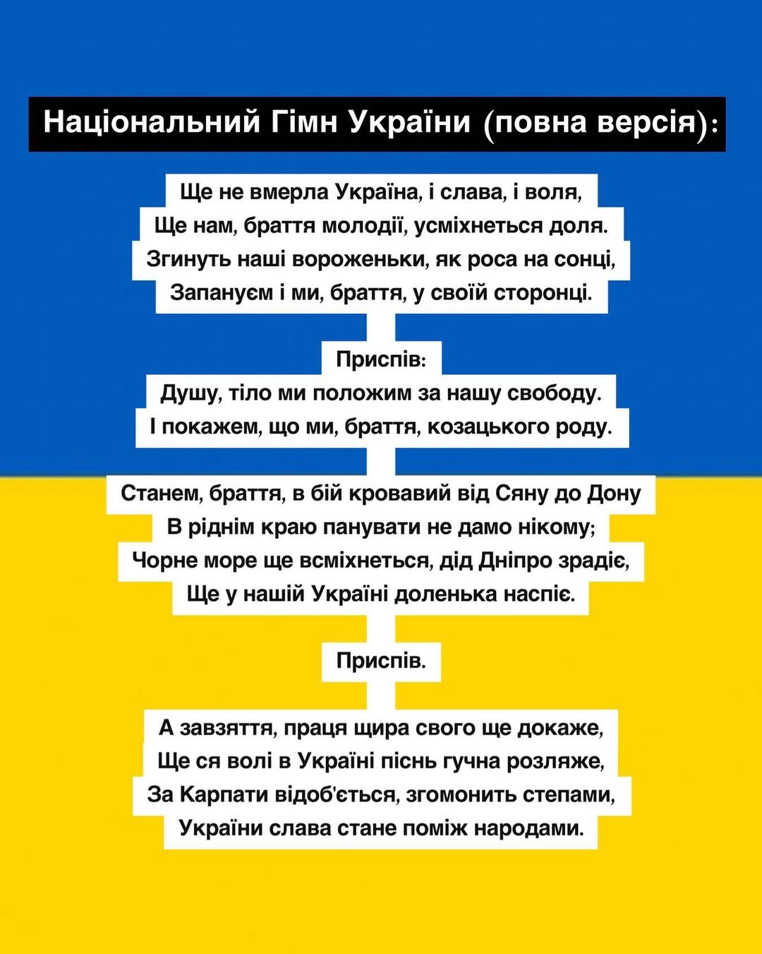 В тексті Гімна України знайшли пророцтво, яке збувається прямо зараз