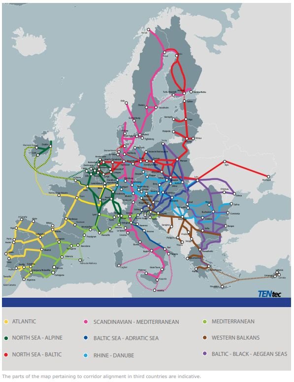 Украинские логистические пути включили в трансъевропейскую транспортную сеть: что это даст