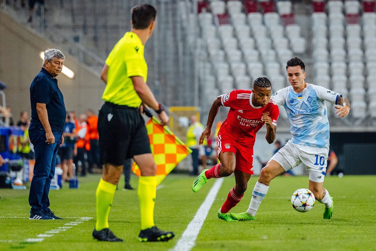 "Динамо" всуху програло "Бенфіці" в плей-офф кваліфікації Ліги чемпіонів