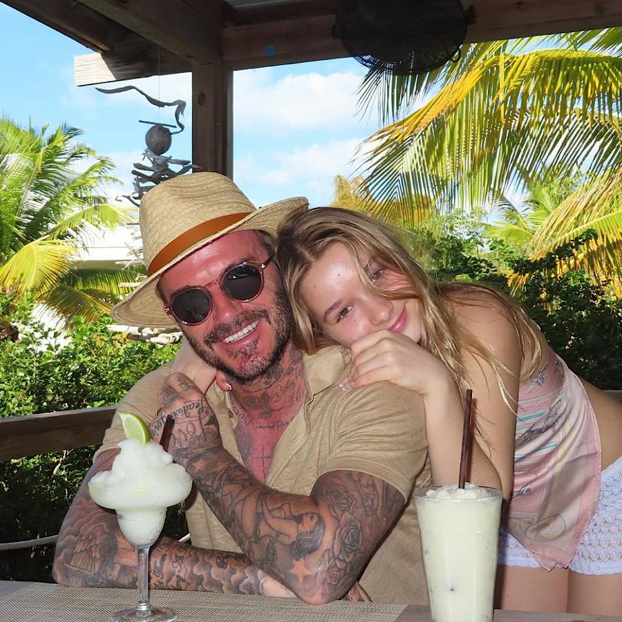 Дэвид Бекхэм показал, как проводит время с семьей на отдыхе (фото)