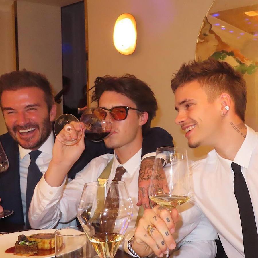 Дэвид Бекхэм показал, как прошел его Новый год (фото)