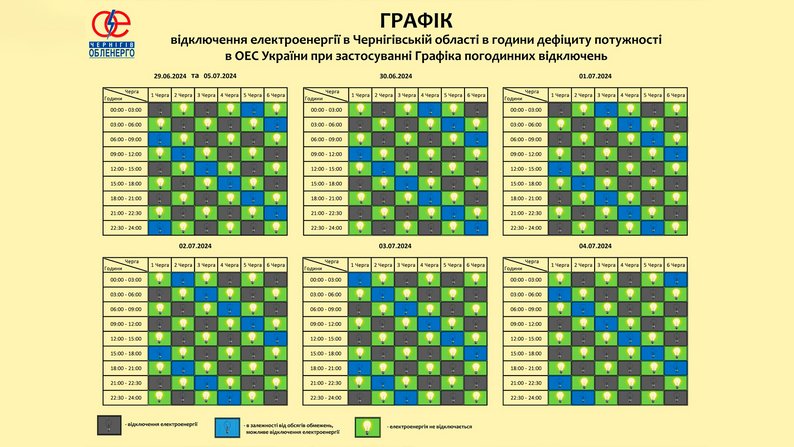 В одной из областей Украины пересмотрели графики: света не будет максимум по три часа