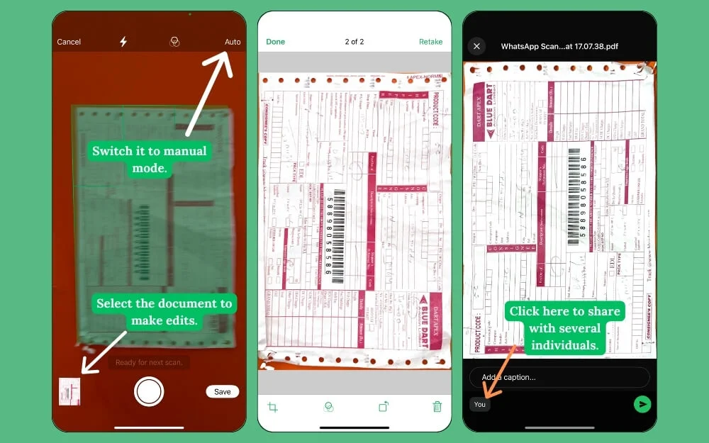Как быстро и легко сканировать документы в WhatsApp на телефоне
