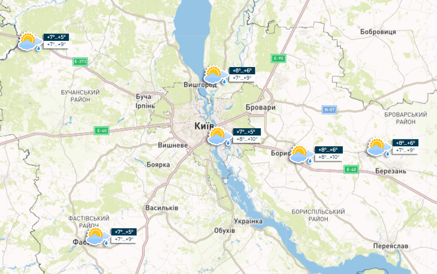Деякі області України підмочать дощі: прогноз погоди на сьогодні