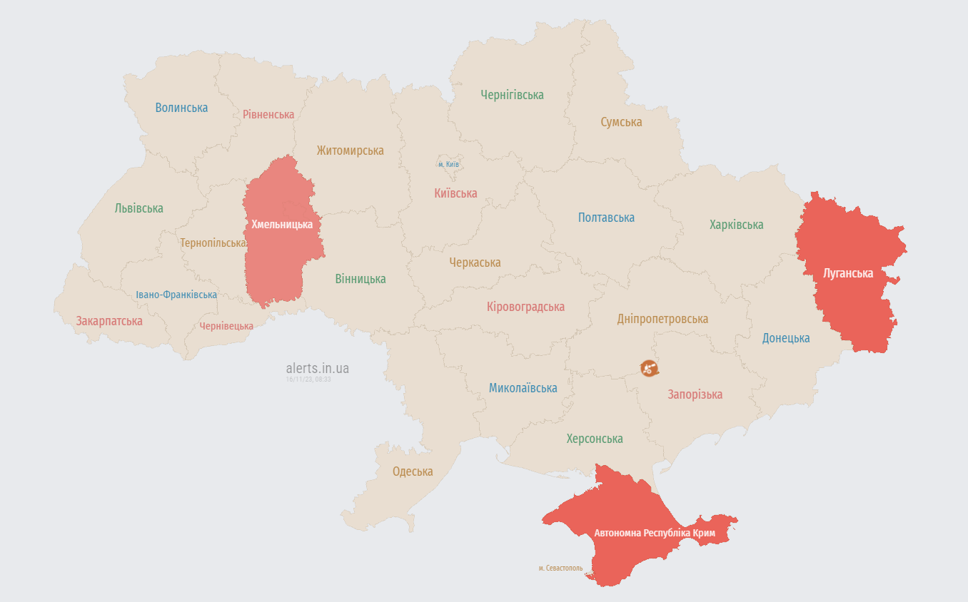 У Хмельницькій області вибухи, працює ППО