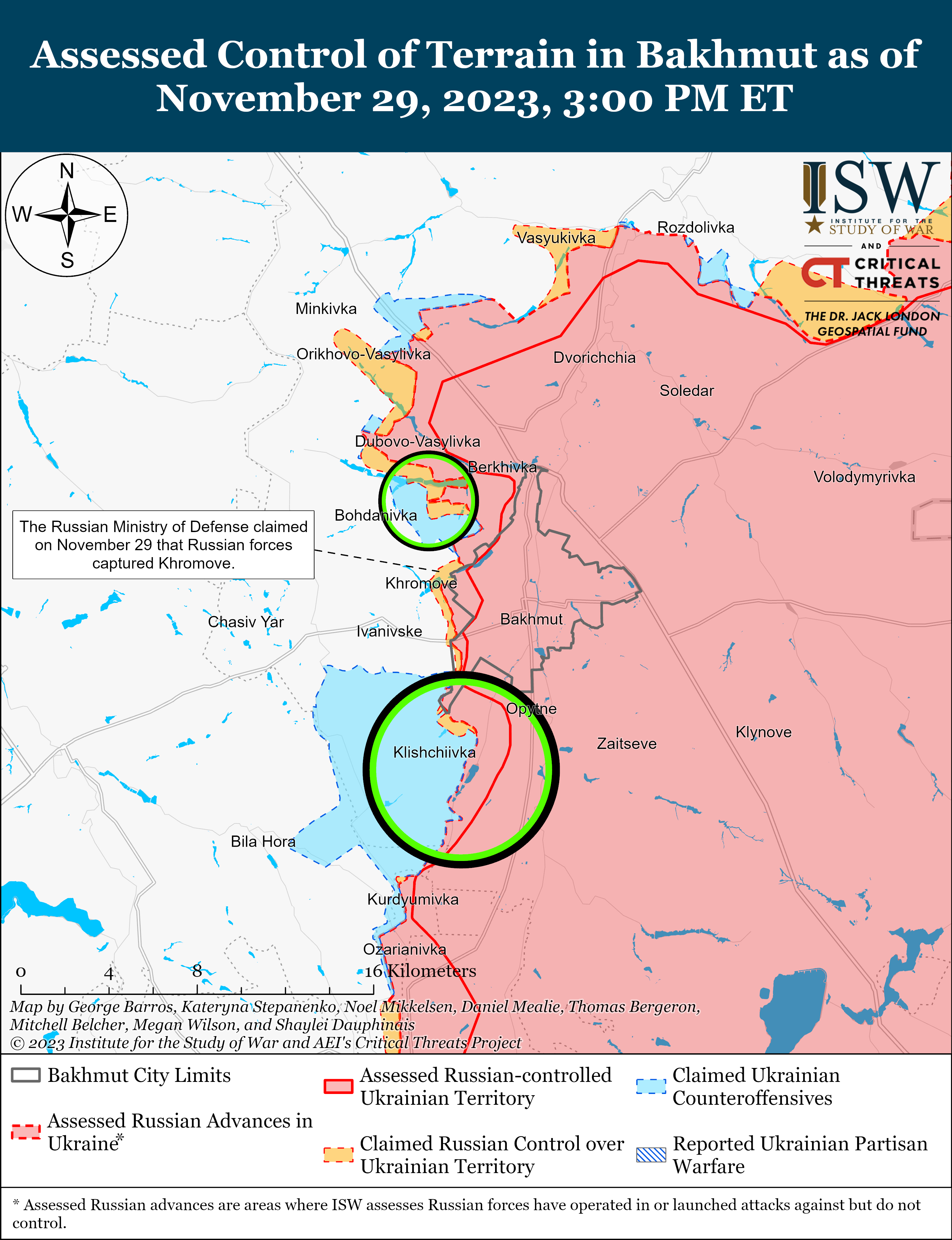 Украинские войска наступают в направлении Мелитополя: карты ISW