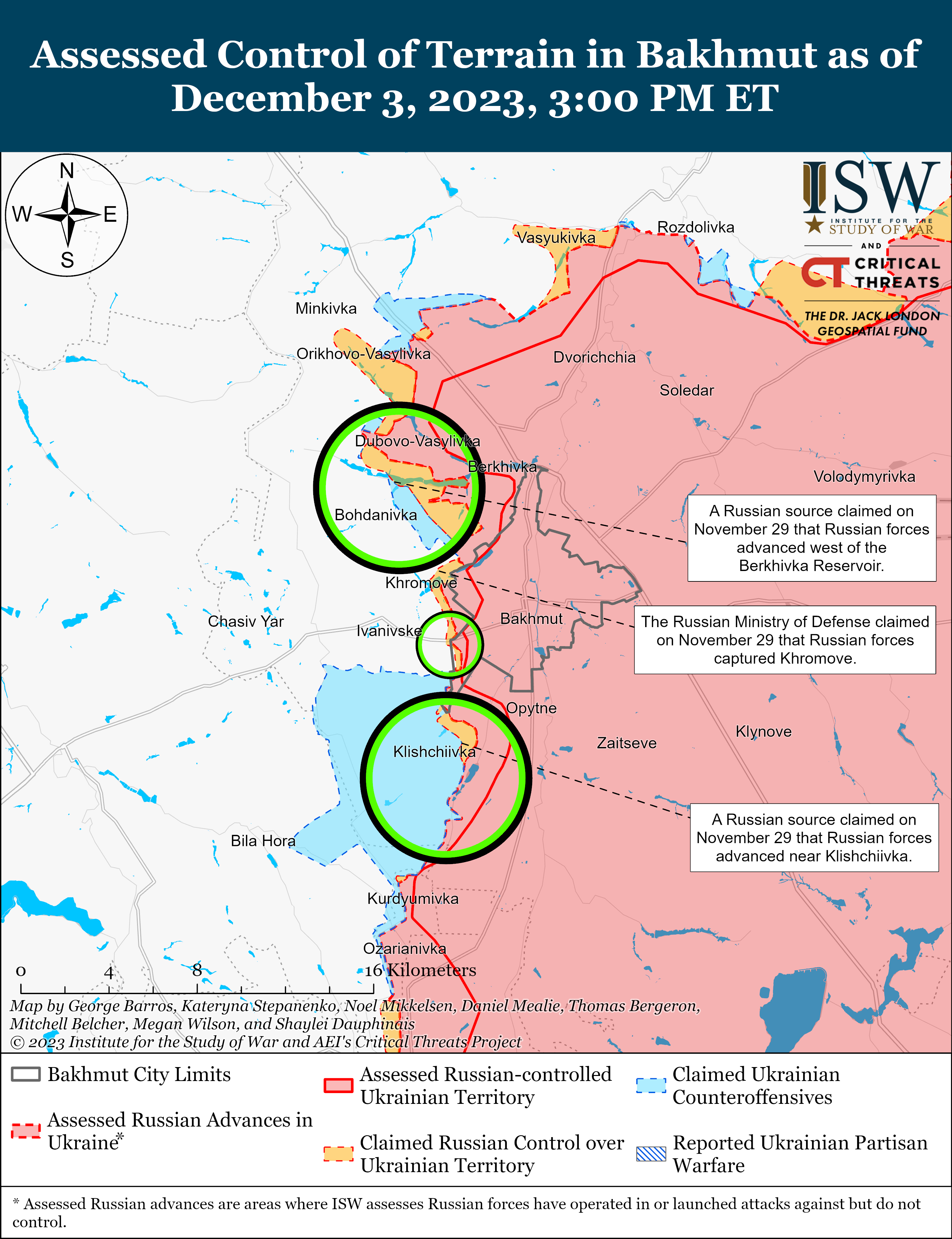 ЗСУ підтвердили просування в районі Кремінної Луганської області: карти ISW
