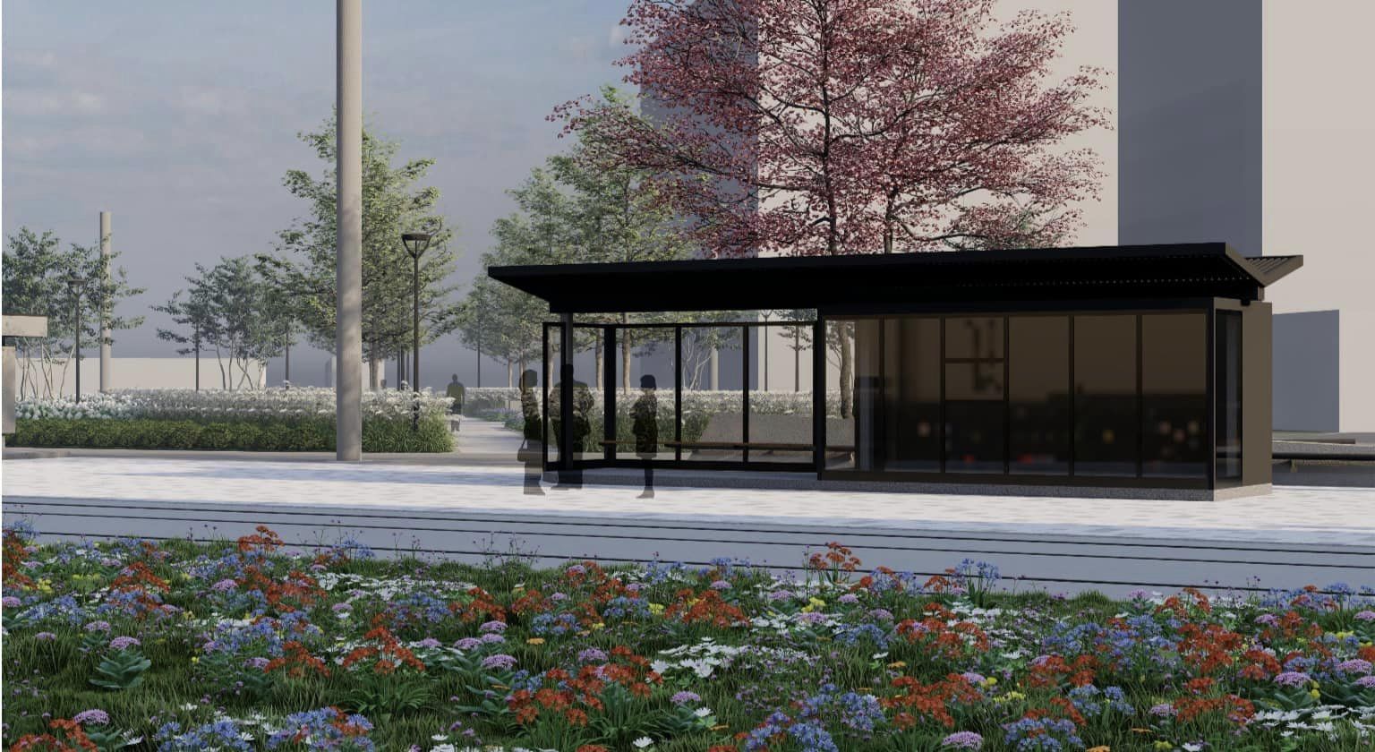 В Киеве показали концепцию нового сквера возле метро "Героев Днепра": фото и особенности