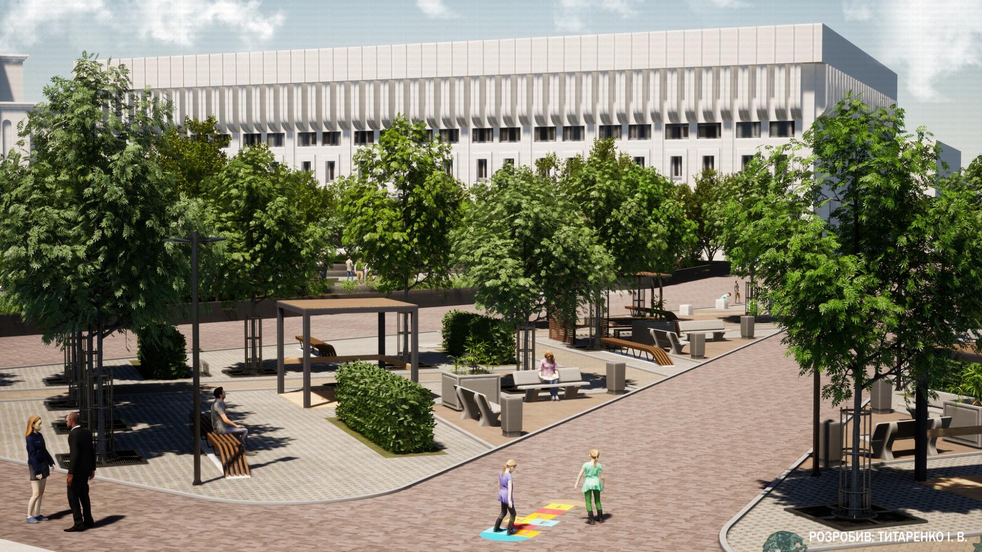 Дивіться, яким може стати центр Сум після реконструкції. Архітектор показав новий проєкт (фото)