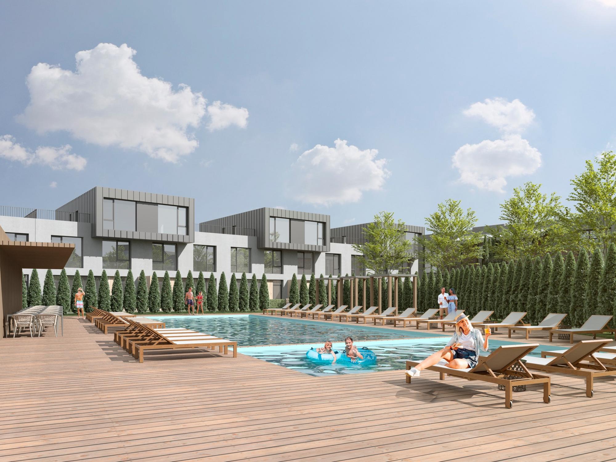 На полуострове в Днепре построят элитный ЖК. Уже есть первые фото