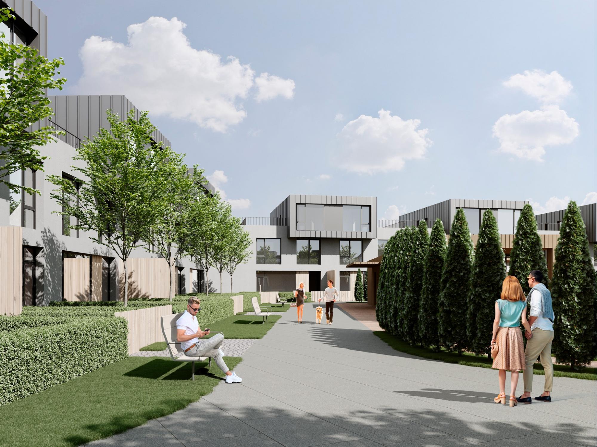 На полуострове в Днепре построят элитный ЖК. Уже есть первые фото