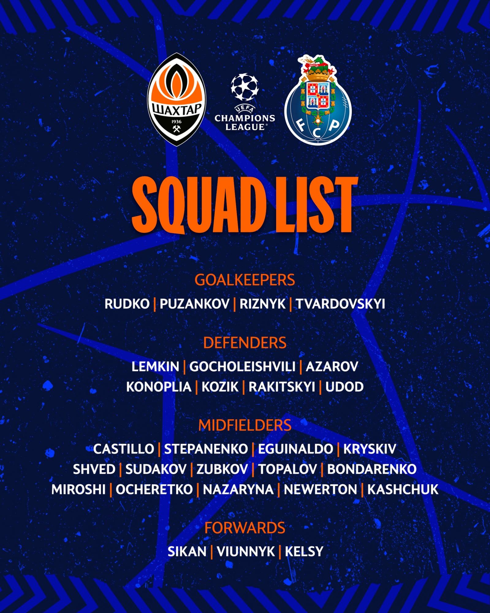 "Шахтер" – "Порту": где смотреть матч Лиги чемпионов