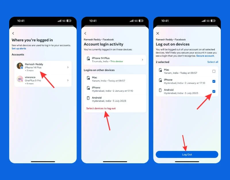 Как легко и безопасно выйти из Facebook на всех устройствах: 4 простых лайфхака
