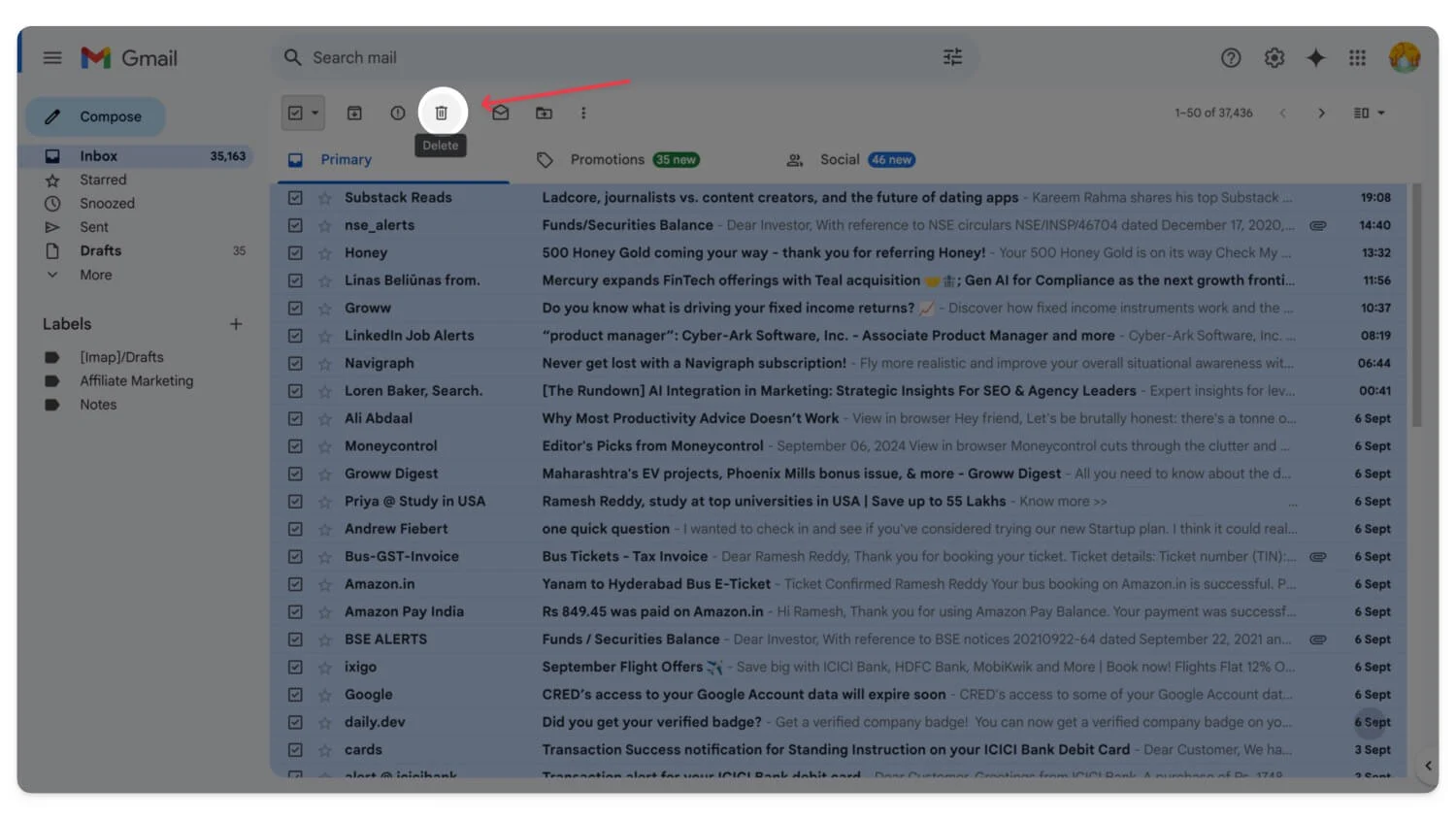 Почта ломится от писем? 7 понятных и эффективных способов освободить место в Gmail