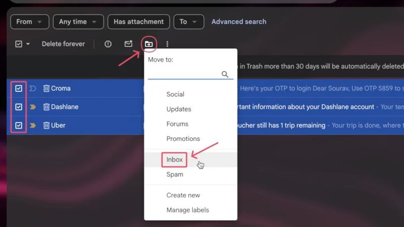В чем разница между архивацией и удалением писем в Gmail, и что лучше выбрать