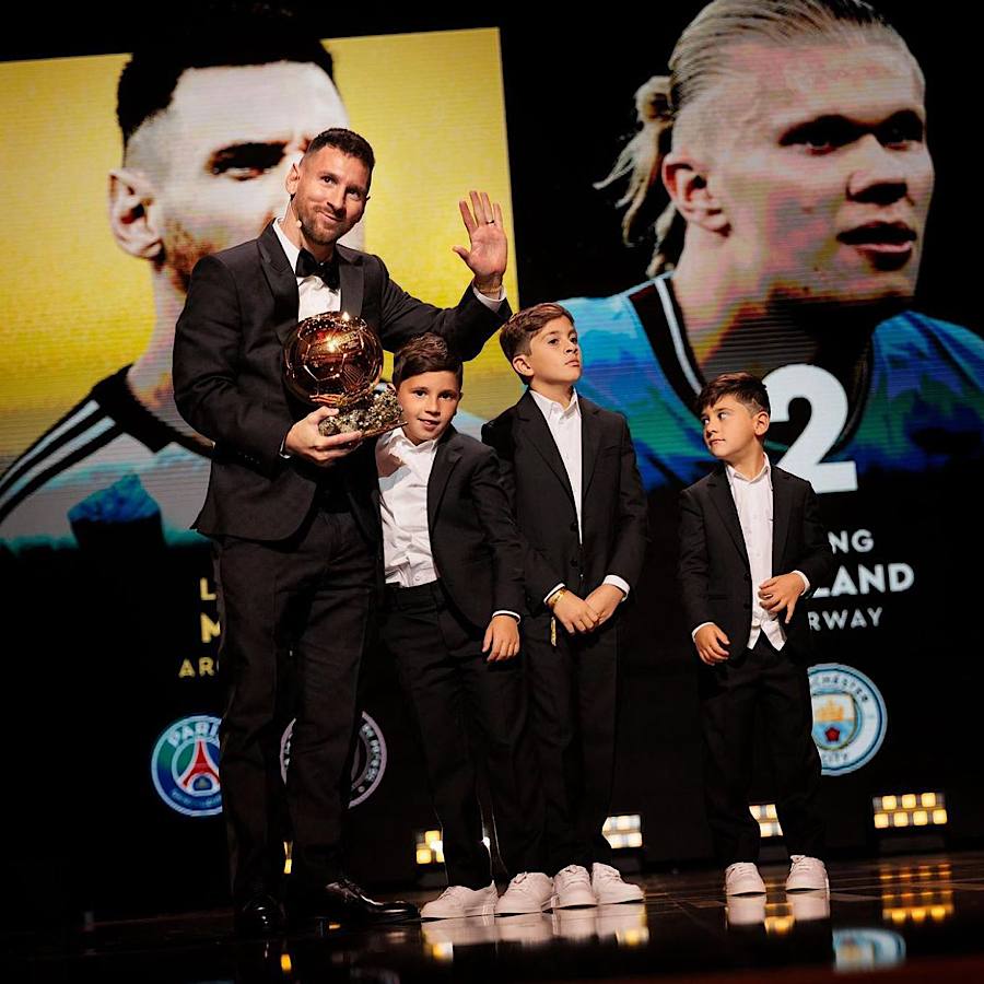 Золотий м'яч 2023. Як Мессі отримував історичну нагороду (фото)