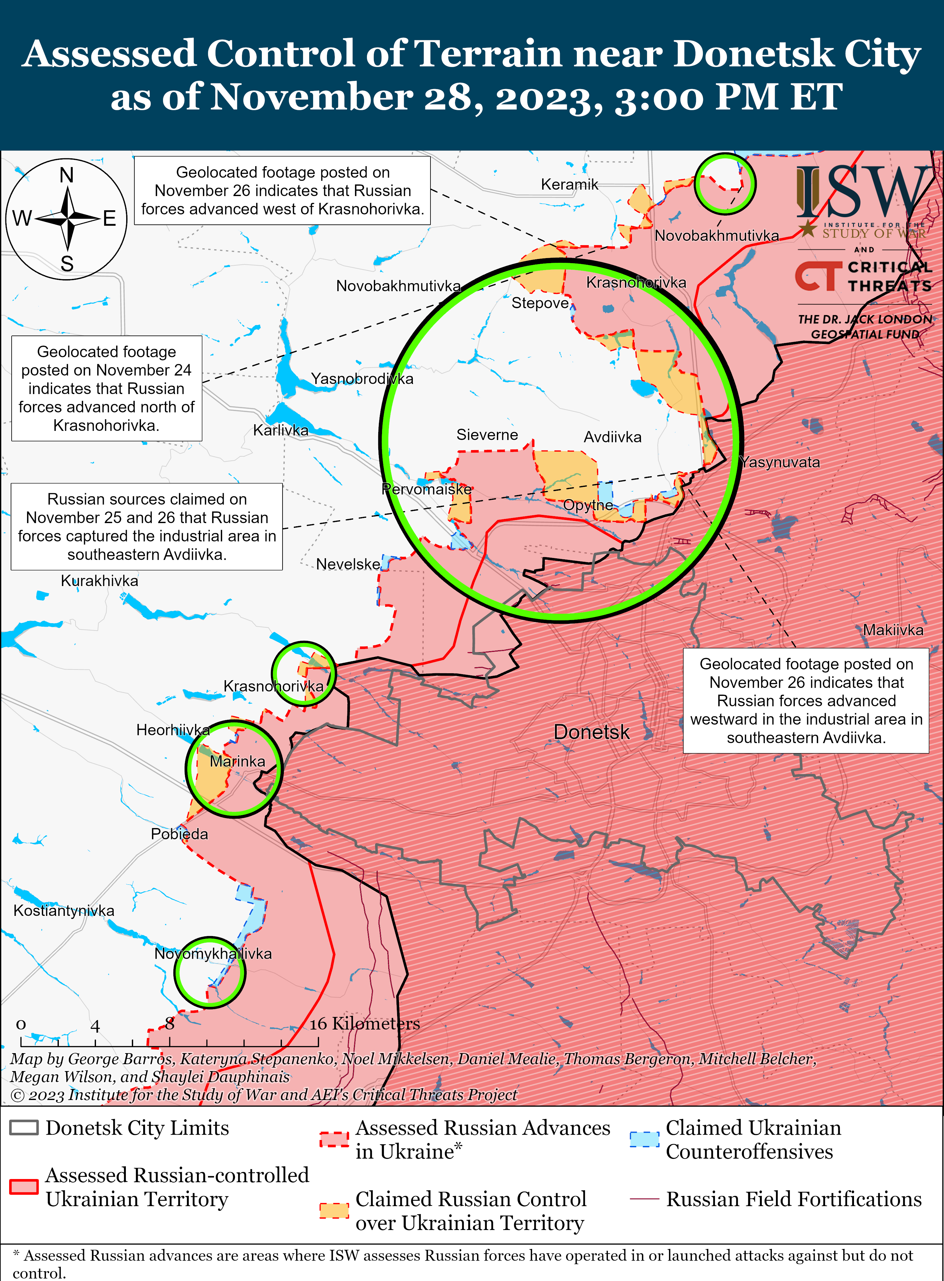Українські війська атакували на лівому березі Херсонської області: карти ISW