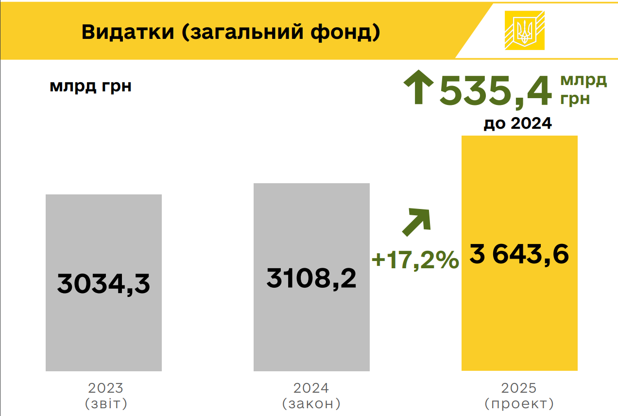 Держбюджет-2025: де Україна братиме гроші, на що витрачатиме, і як ми будемо жити